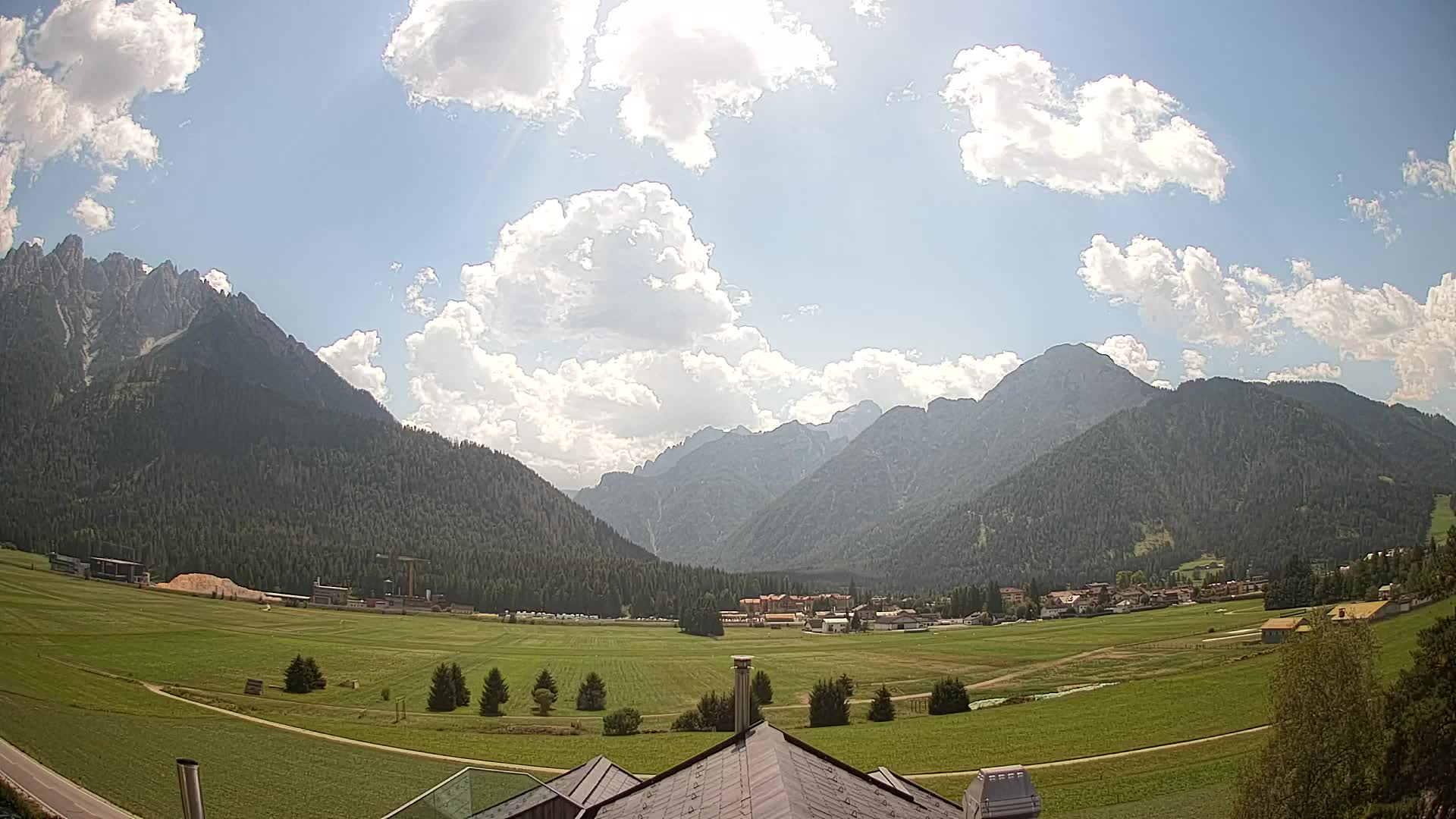 Webcam Toblach Dolomites – Vue depuis l’Hôtel Rosengarten