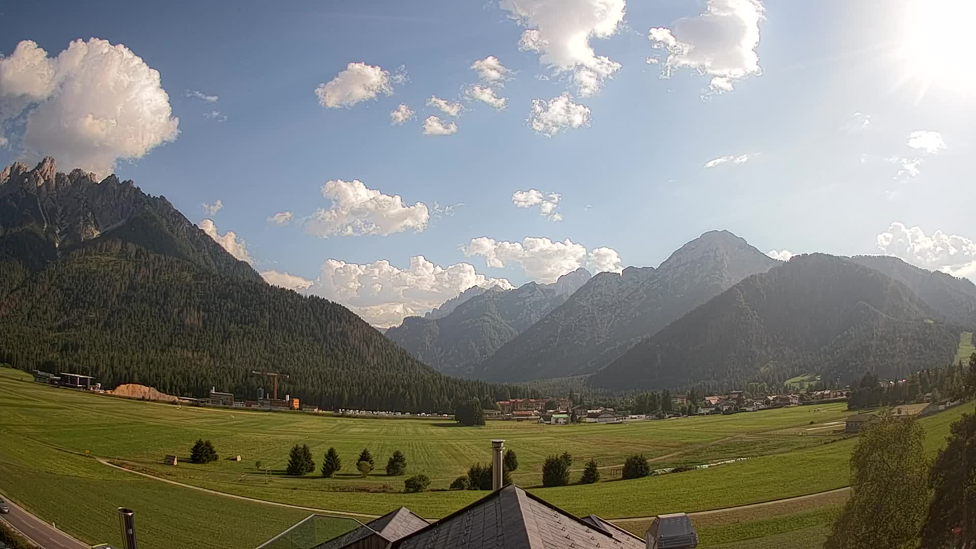 Webcam Toblach Dolomiten – Blick vom Hotel Rosengarten