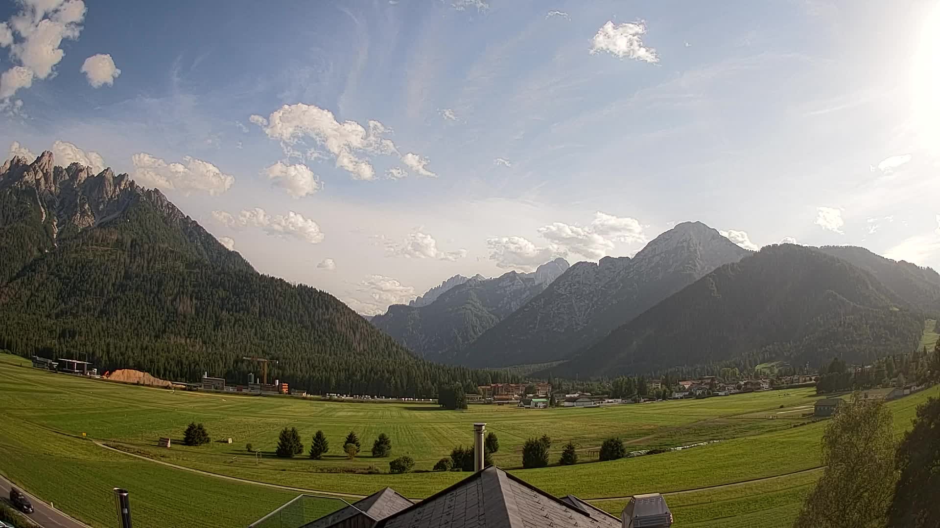 Webcam Toblach Dolomiten – Blick vom Hotel Rosengarten