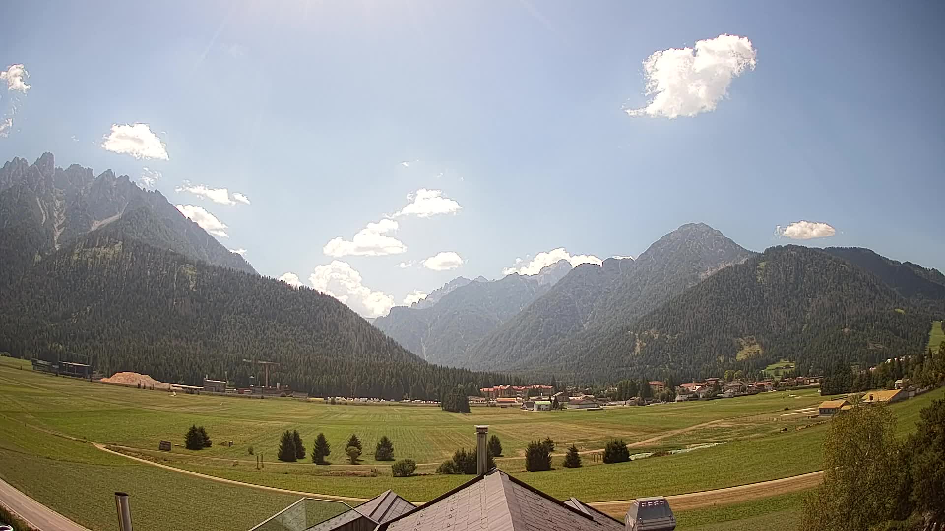 Webcam Toblach Dolomiten – Blick vom Hotel Rosengarten