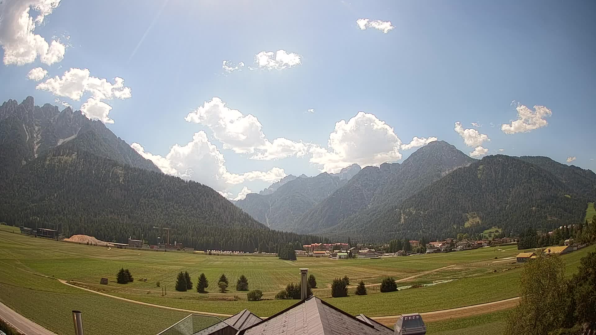 Webcam Toblach Dolomiten – Blick vom Hotel Rosengarten