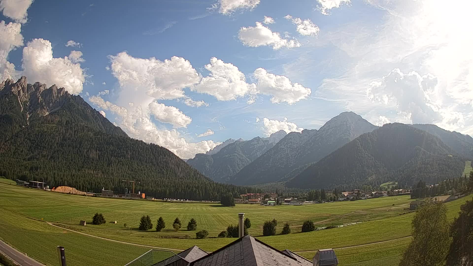 Webcam Toblach Dolomites – Vue depuis l’Hôtel Rosengarten