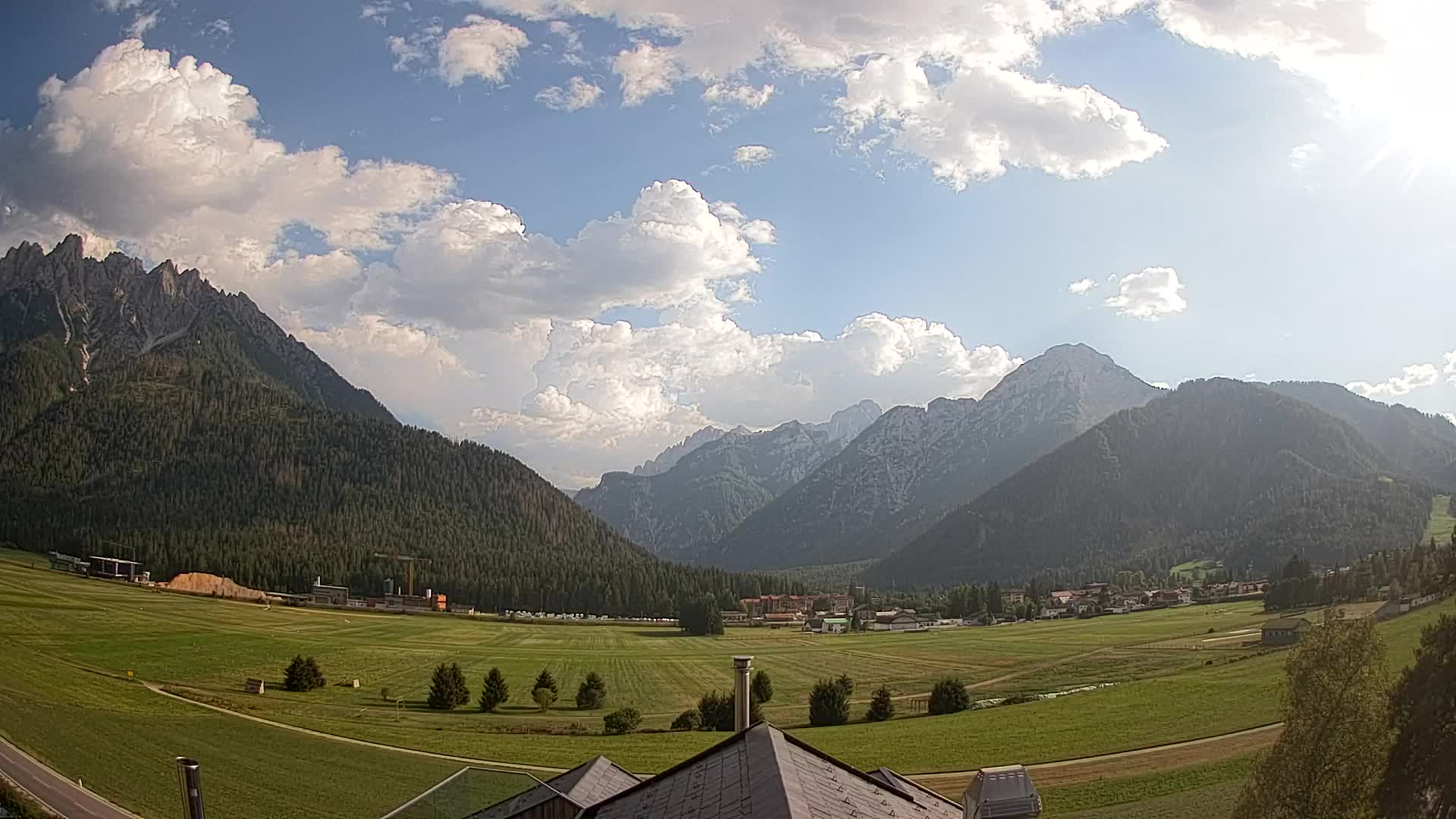 Webcam Toblach Dolomiten – Blick vom Hotel Rosengarten