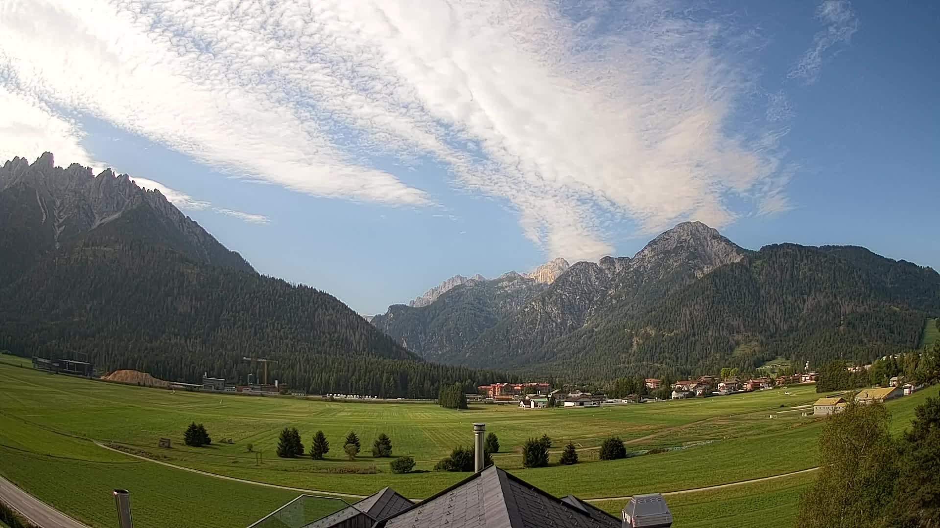 Webcam Toblach Dolomites – Vue depuis l’Hôtel Rosengarten