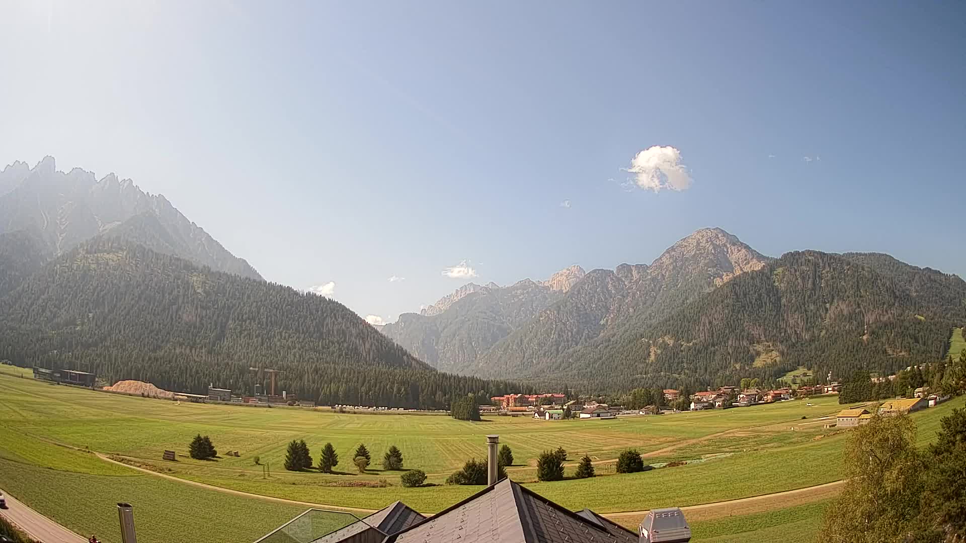 Webcam Toblach Dolomites – Vue depuis l’Hôtel Rosengarten
