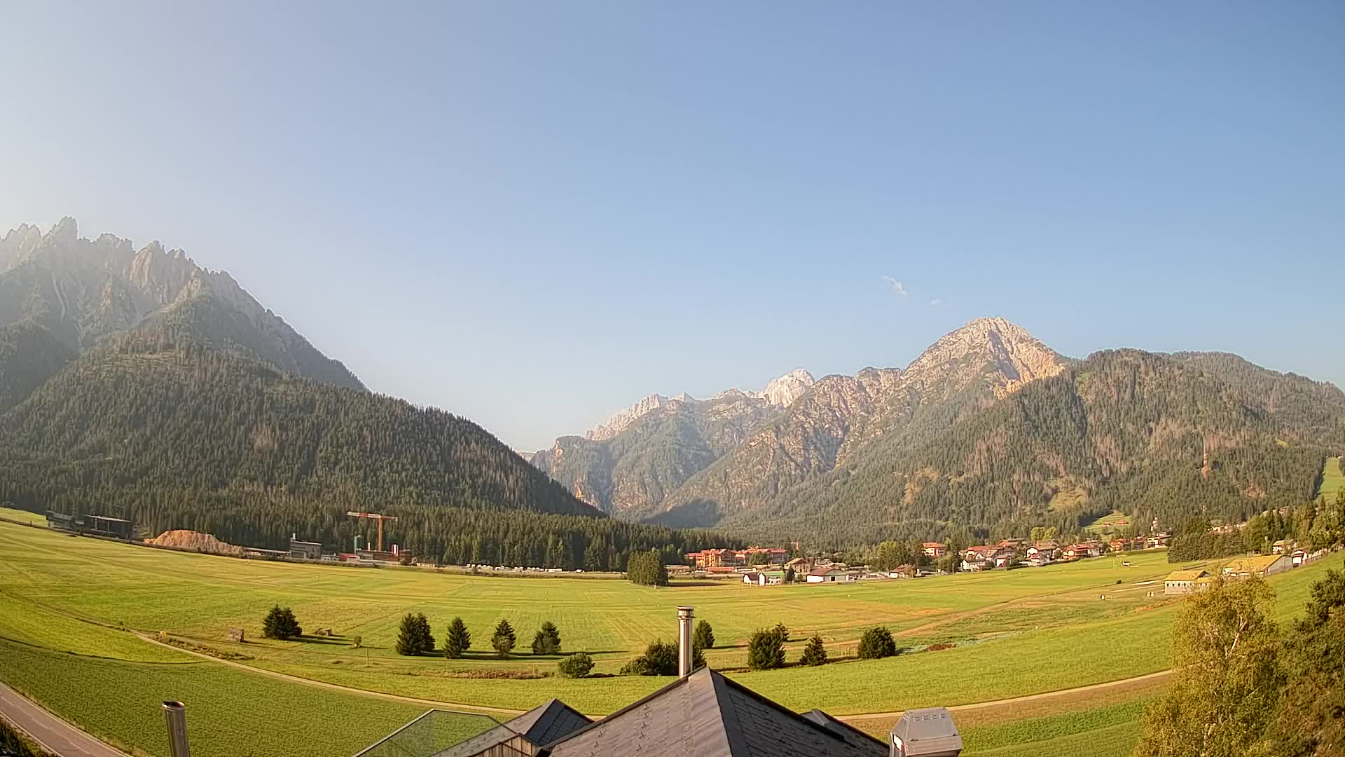 Webcam Toblach Dolomiten – Blick vom Hotel Rosengarten