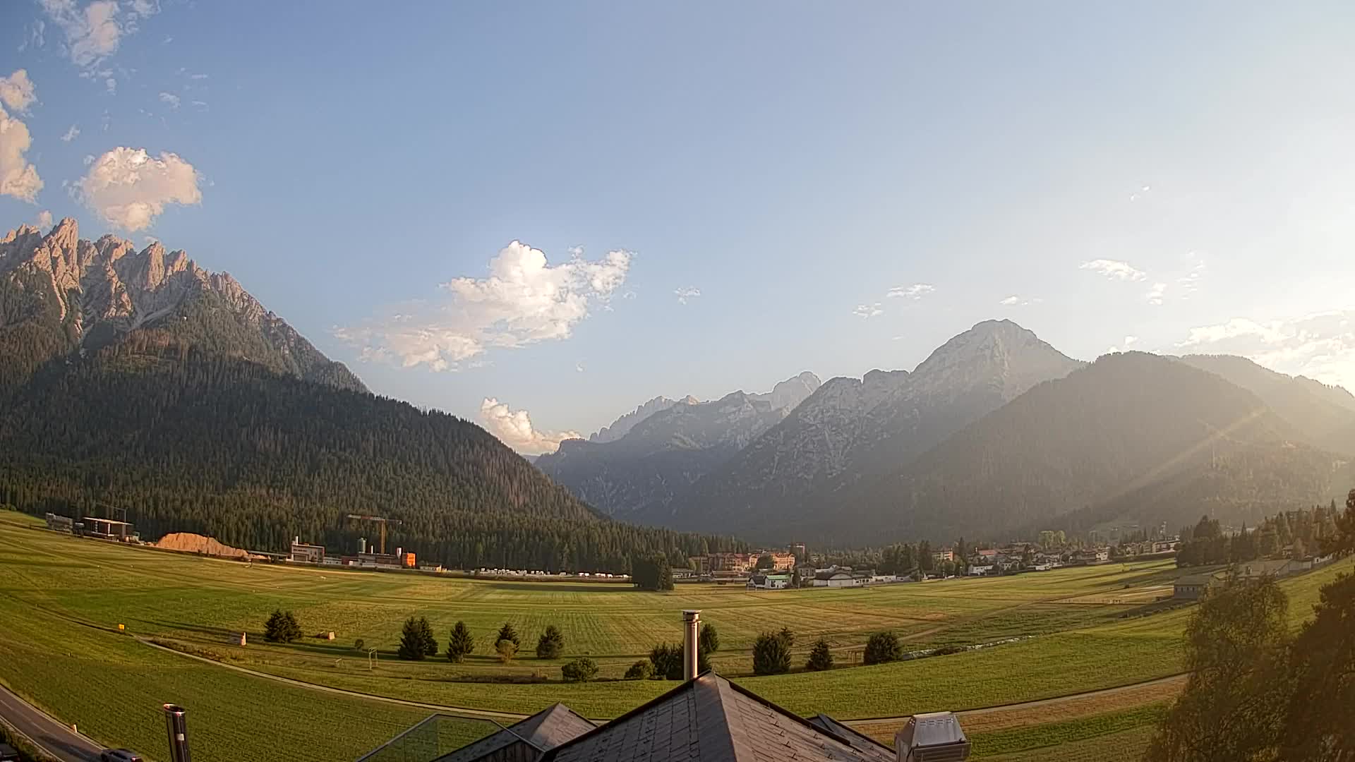 Webcam Toblach Dolomiten – Blick vom Hotel Rosengarten
