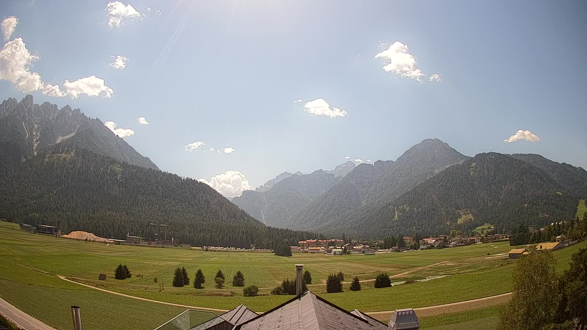 Webcam Toblach Dolomiten – Blick vom Hotel Rosengarten