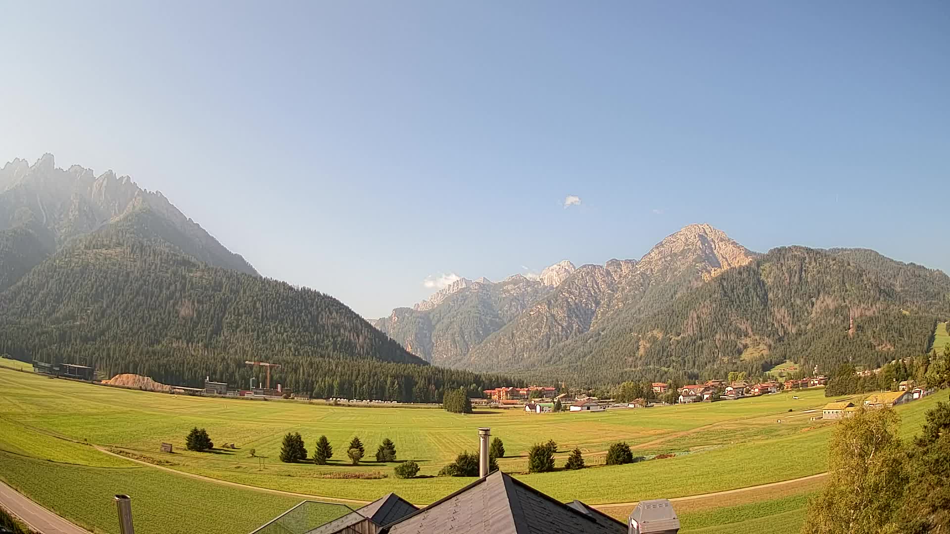 Webcam Toblach Dolomiten – Blick vom Hotel Rosengarten