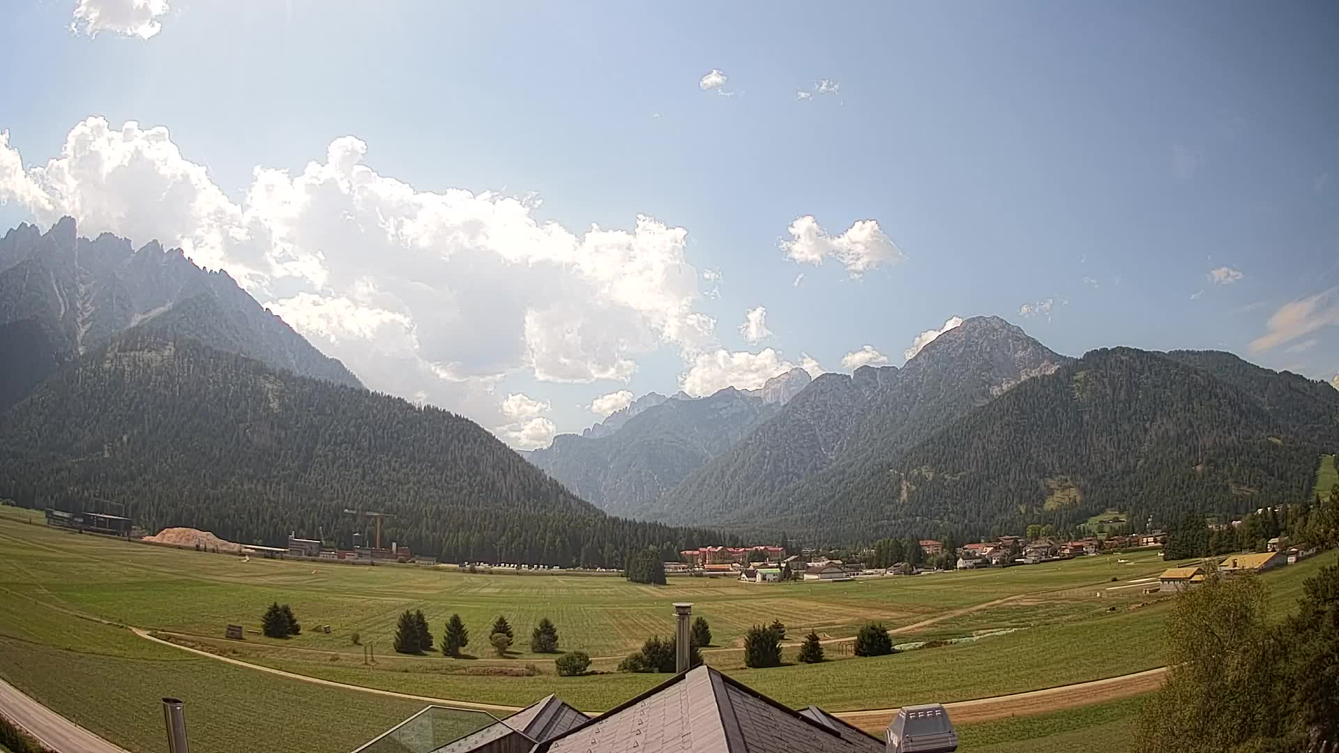 Webcam Toblach Dolomites – Vue depuis l’Hôtel Rosengarten