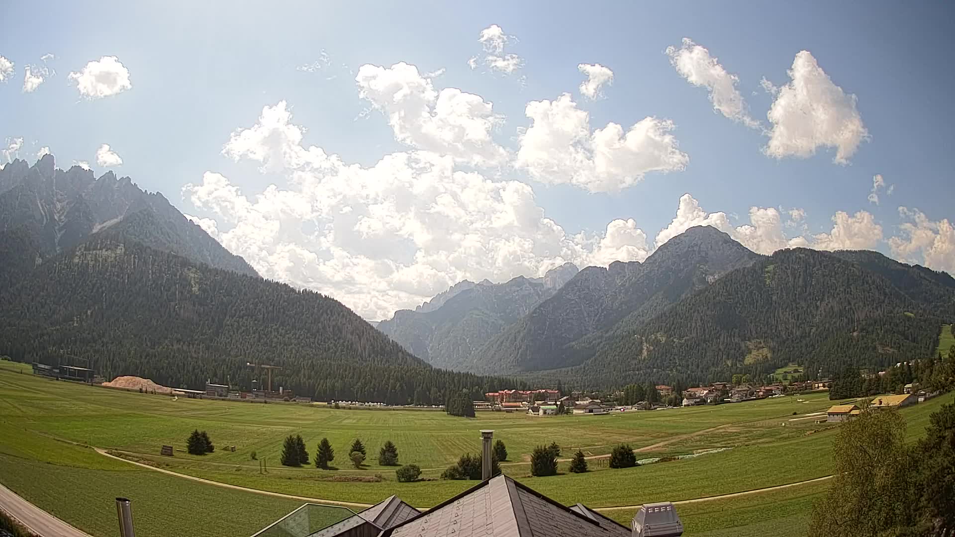 Webcam Toblach Dolomites – Vue depuis l’Hôtel Rosengarten