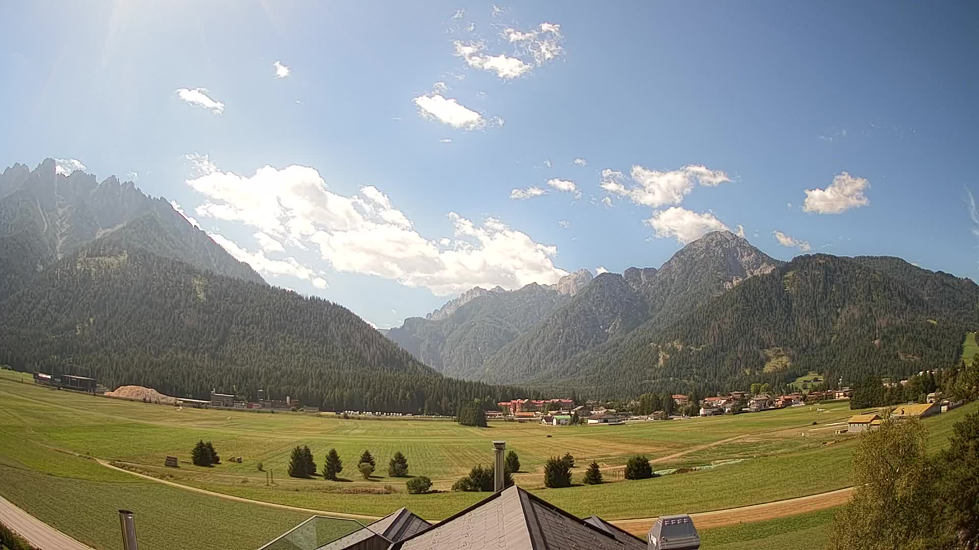 Webcam Toblach Dolomiten – Blick vom Hotel Rosengarten