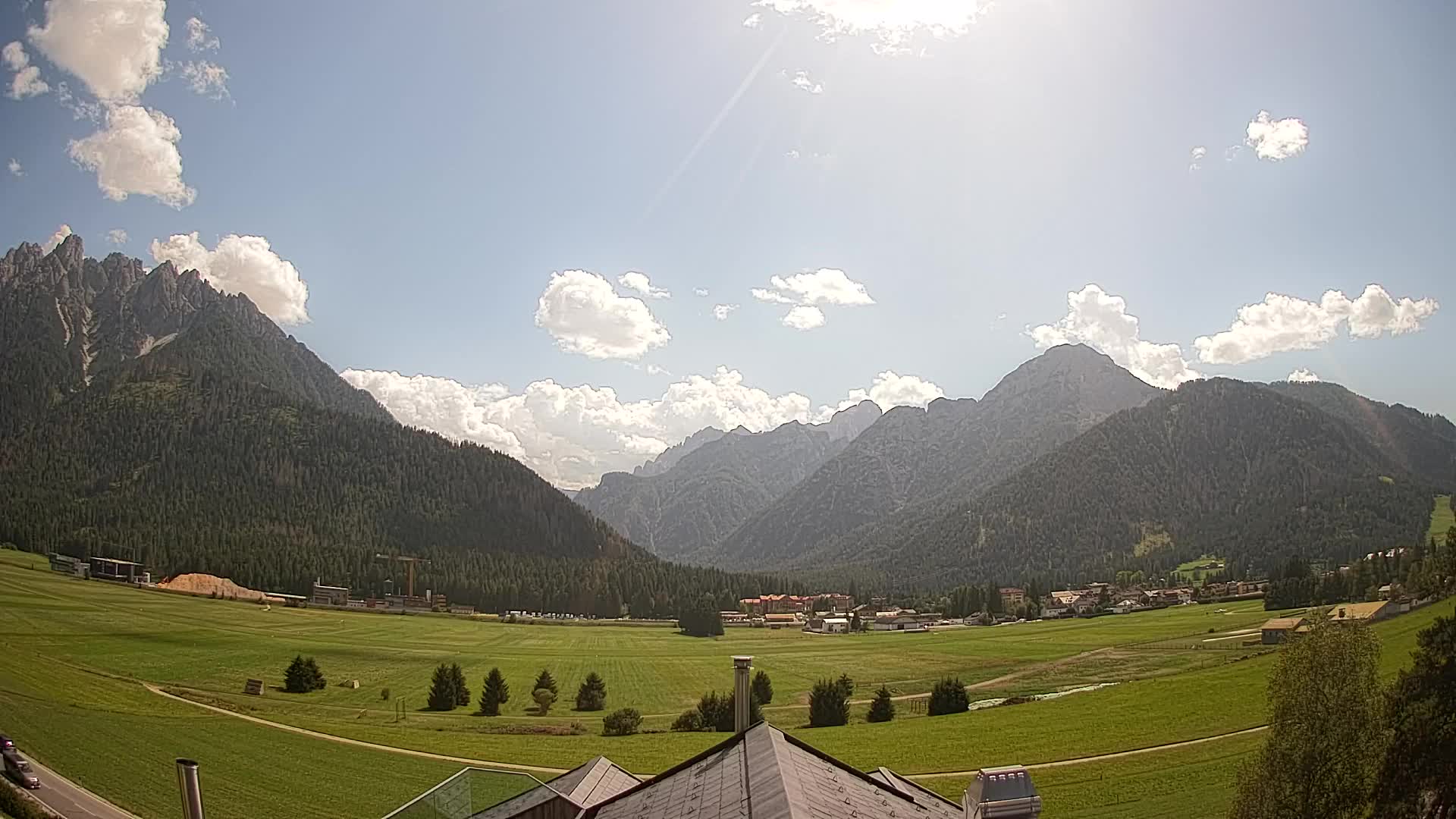 Webcam Toblach Dolomiten – Blick vom Hotel Rosengarten