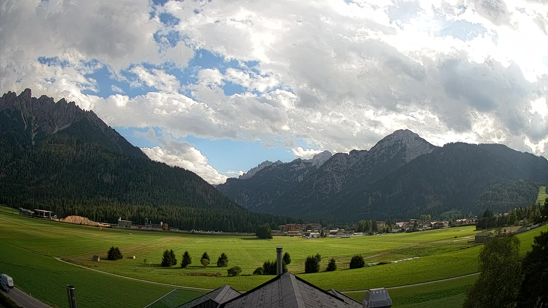Webcam Toblach Dolomites – Vue depuis l’Hôtel Rosengarten