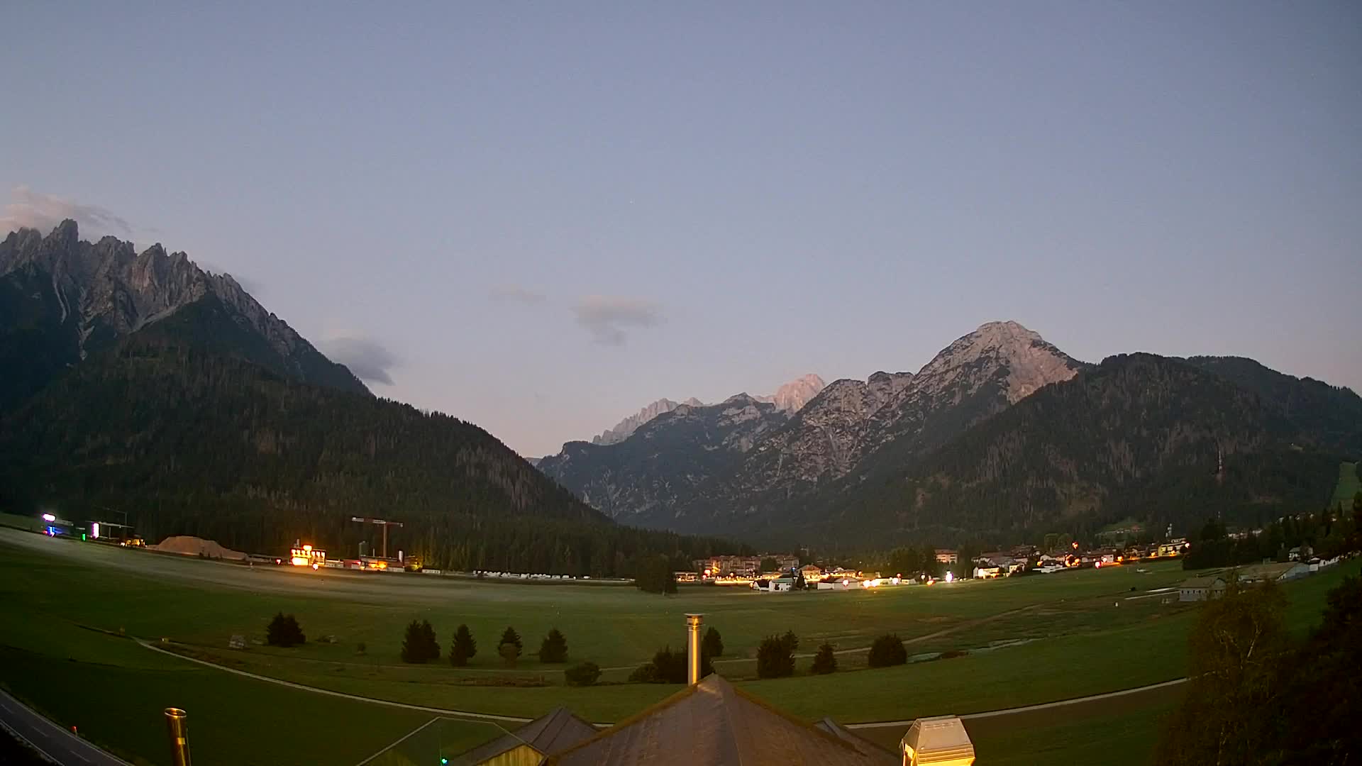 Webcam Toblach Dolomites – Vue depuis l’Hôtel Rosengarten
