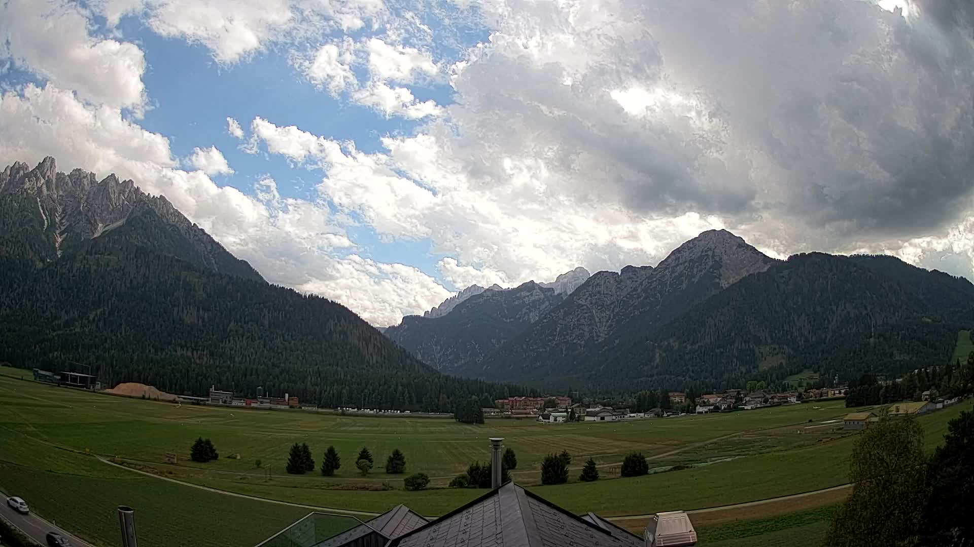 Webcam Toblach Dolomiten – Blick vom Hotel Rosengarten