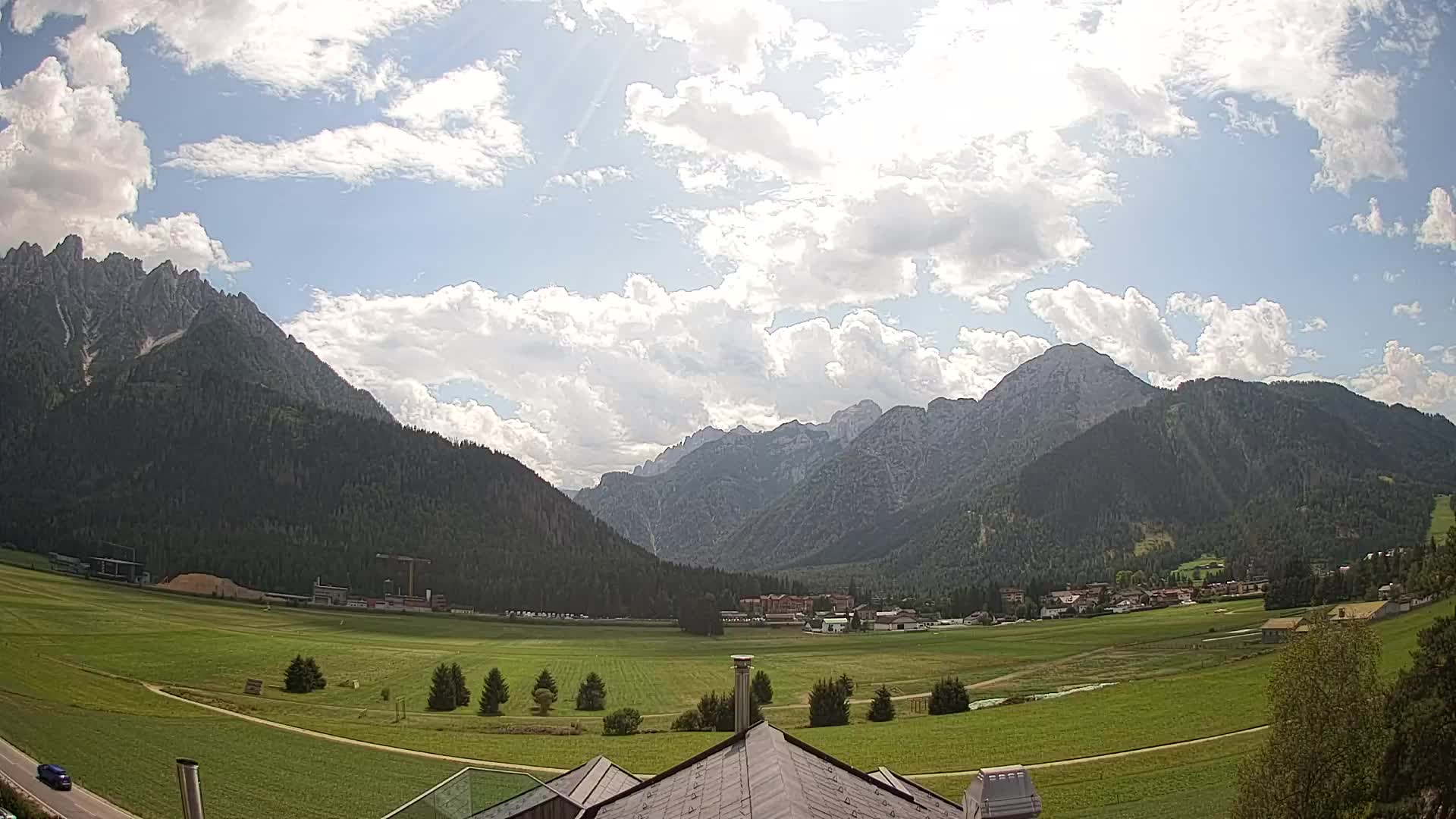 Webcam Toblach Dolomitas – Vista desde el Hotel Rosengarten