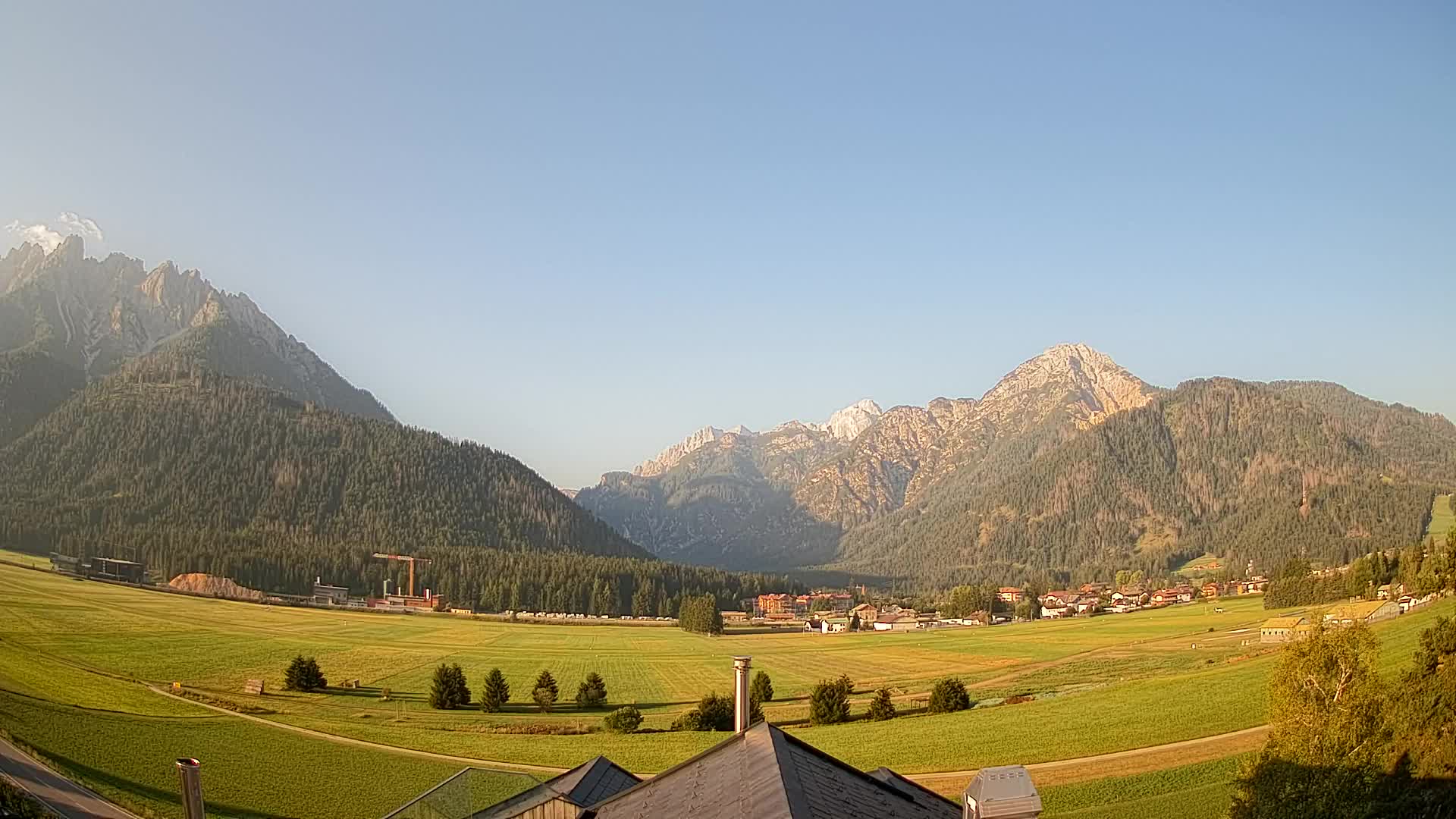 Webcam Toblach Dolomites – Vue depuis l’Hôtel Rosengarten