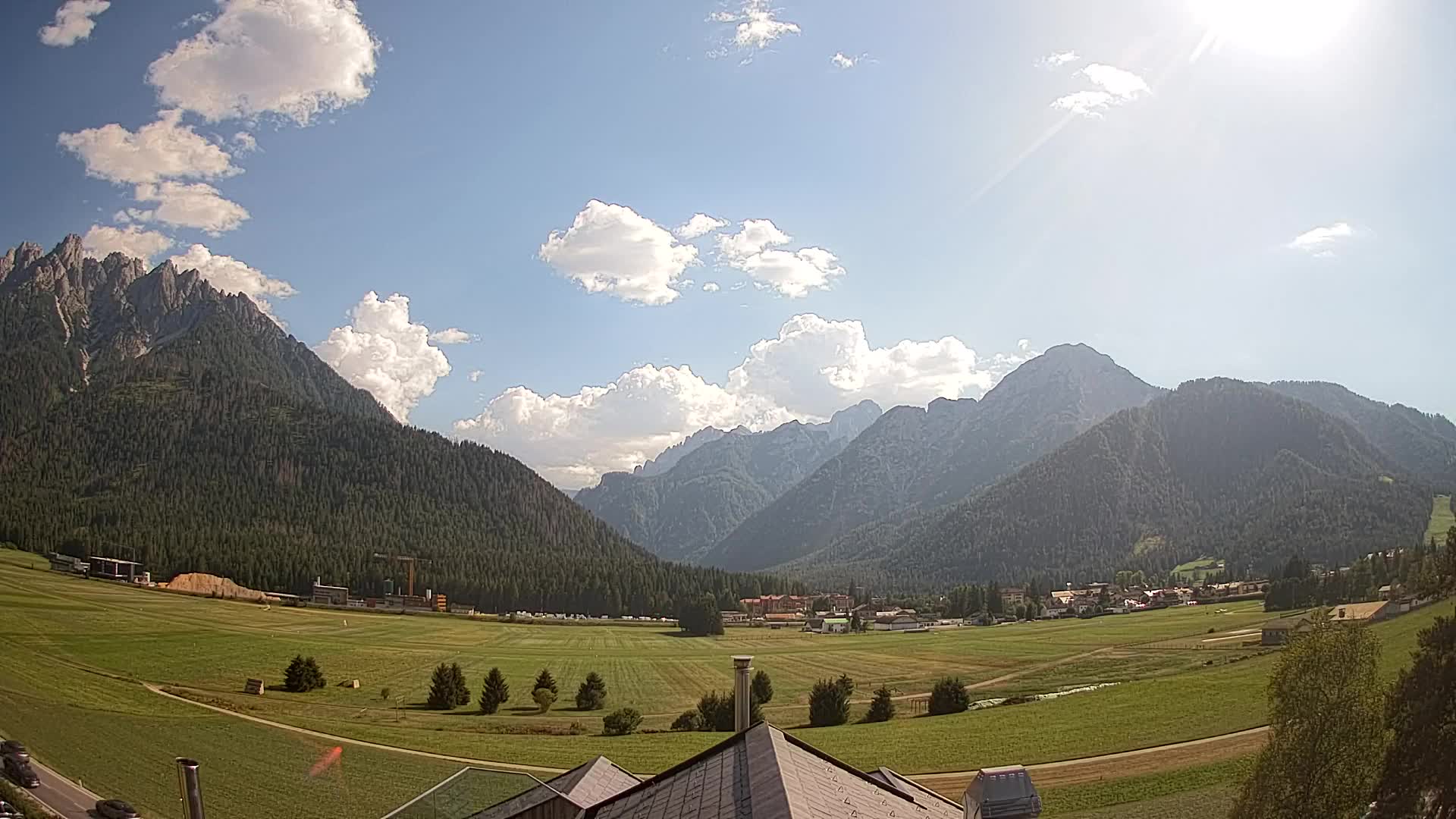 Webcam Toblach Dolomiten – Blick vom Hotel Rosengarten
