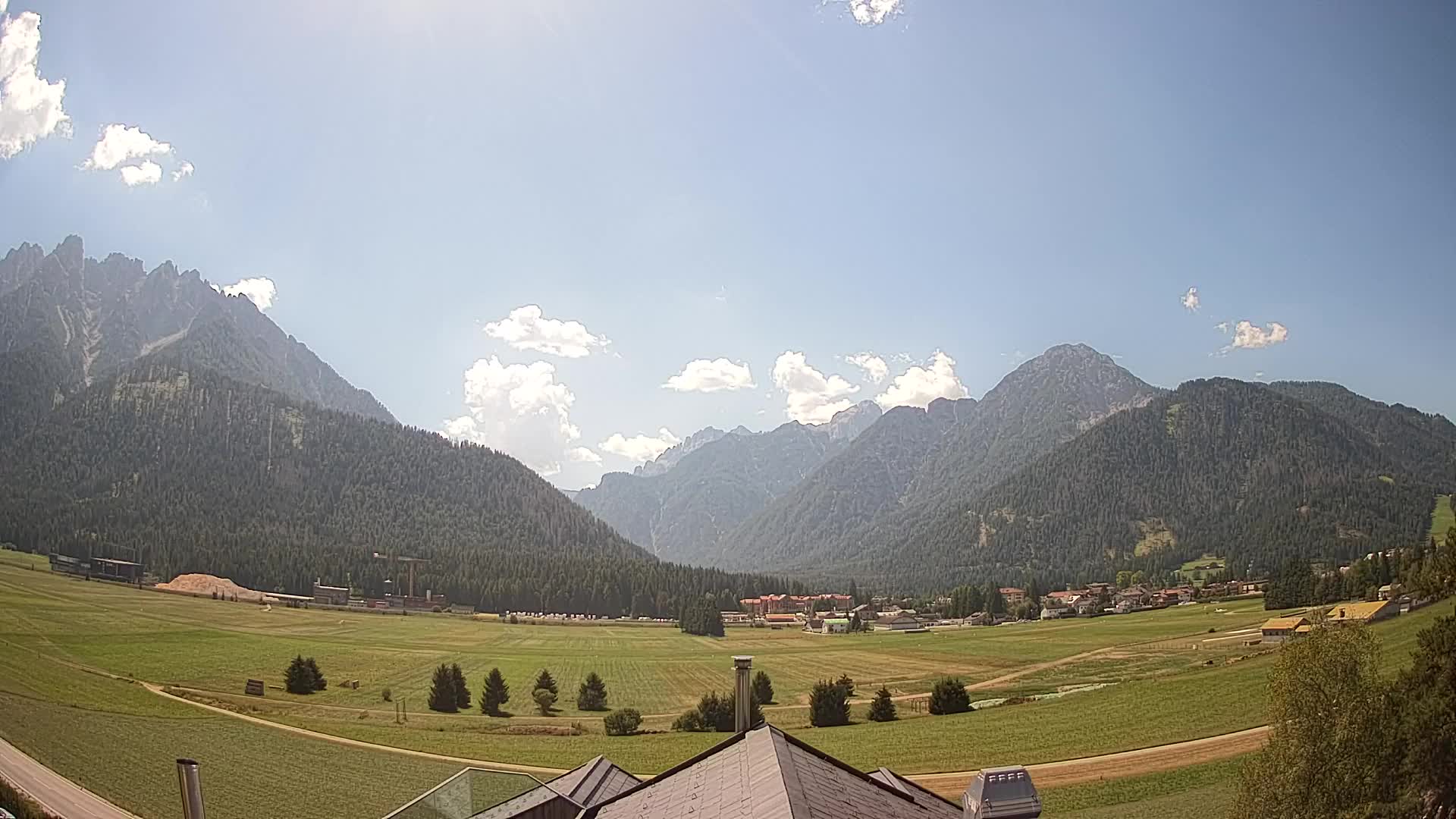 Webcam Toblach Dolomiten – Blick vom Hotel Rosengarten