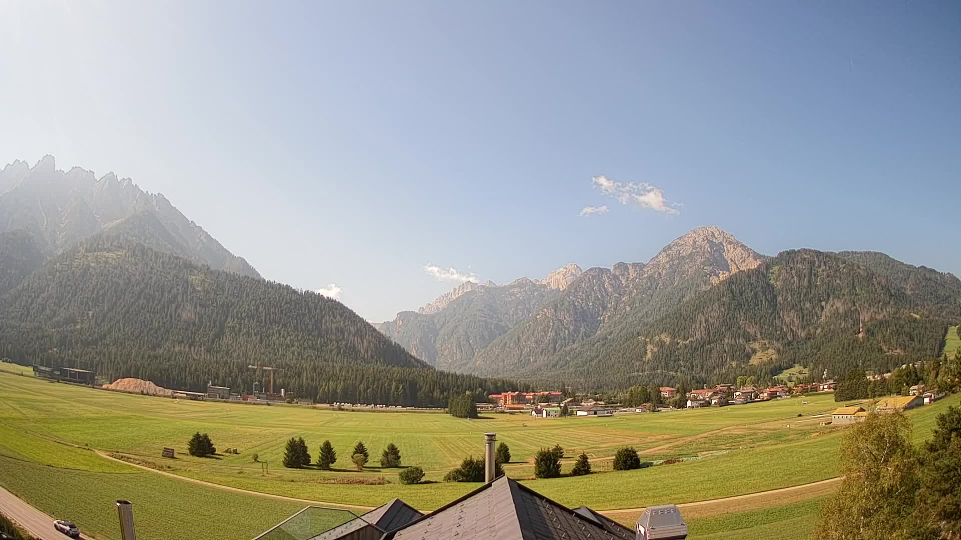 Webcam Toblach Dolomiten – Blick vom Hotel Rosengarten