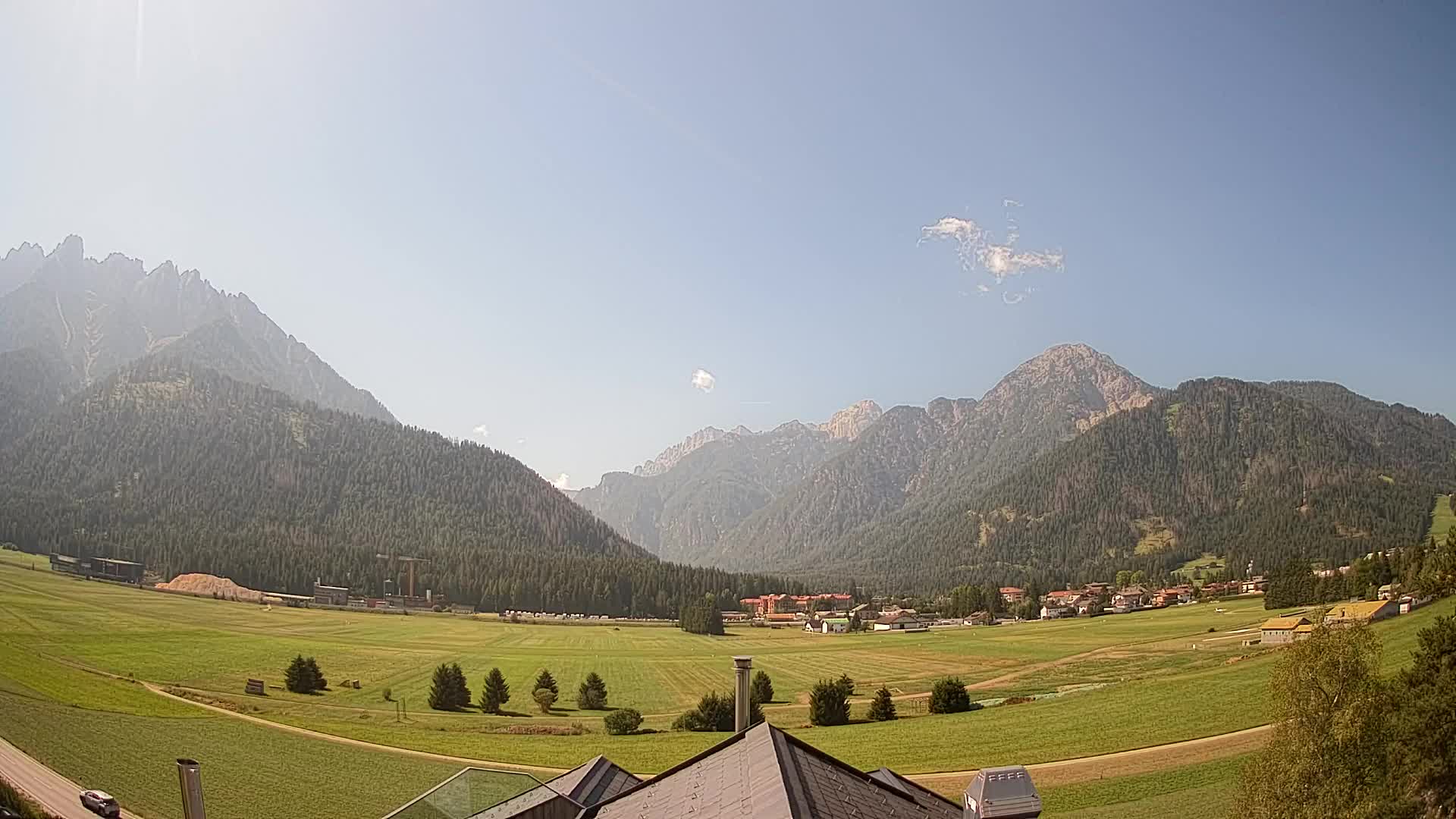 Webcam Toblach Dolomiten – Blick vom Hotel Rosengarten
