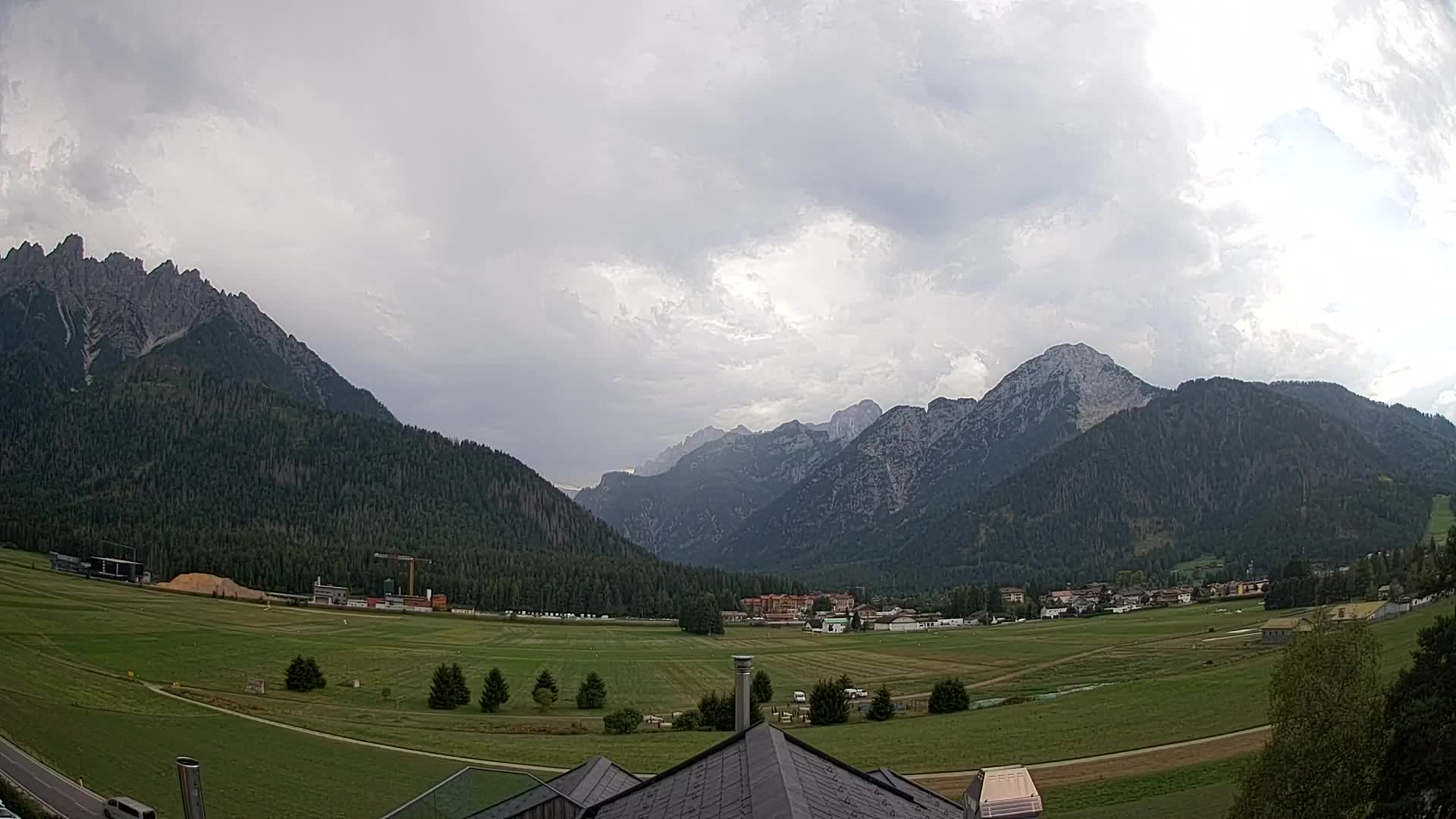 Webcam Toblach Dolomites – Vue depuis l’Hôtel Rosengarten
