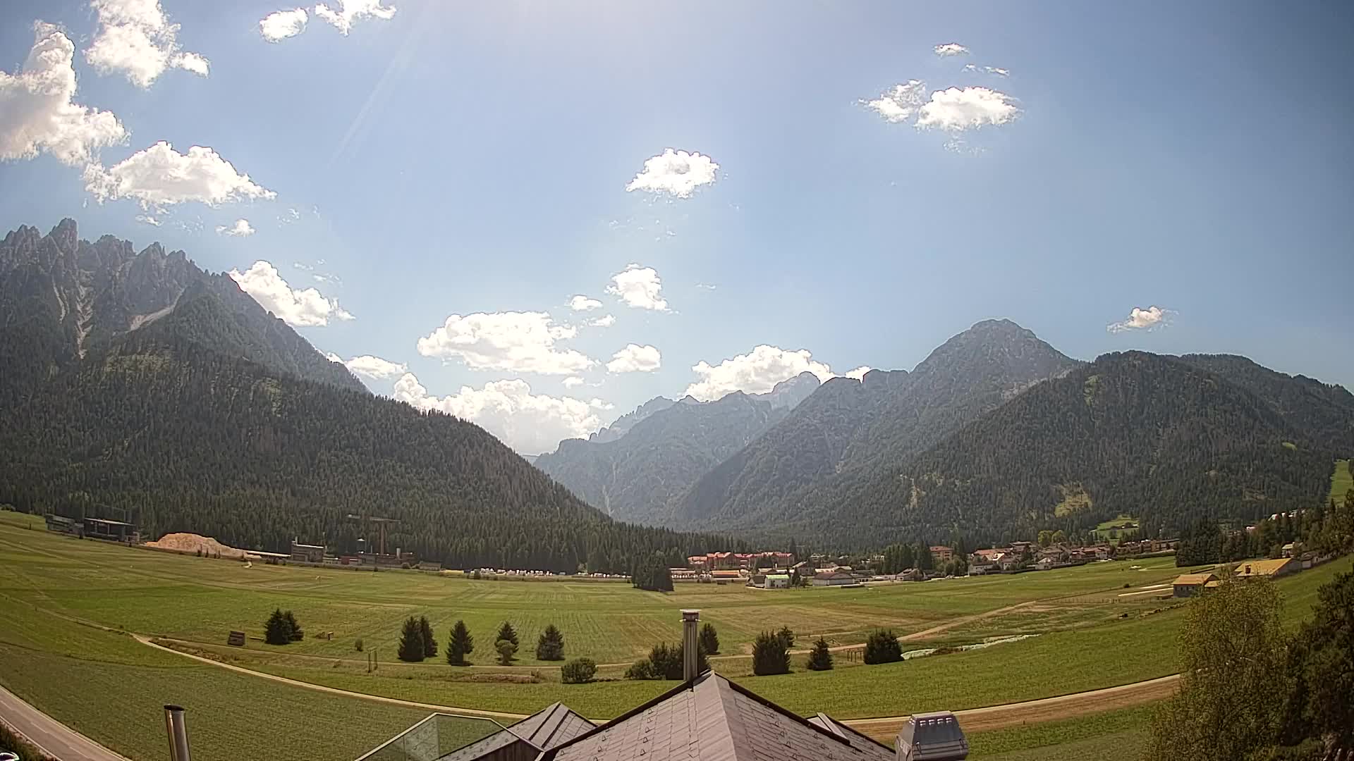 Webcam Toblach Dolomites – Vue depuis l’Hôtel Rosengarten