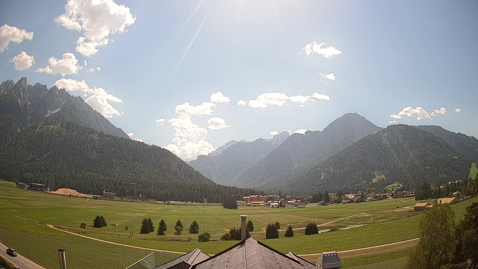 Webcam Toblach Dolomiten – Blick vom Hotel Rosengarten