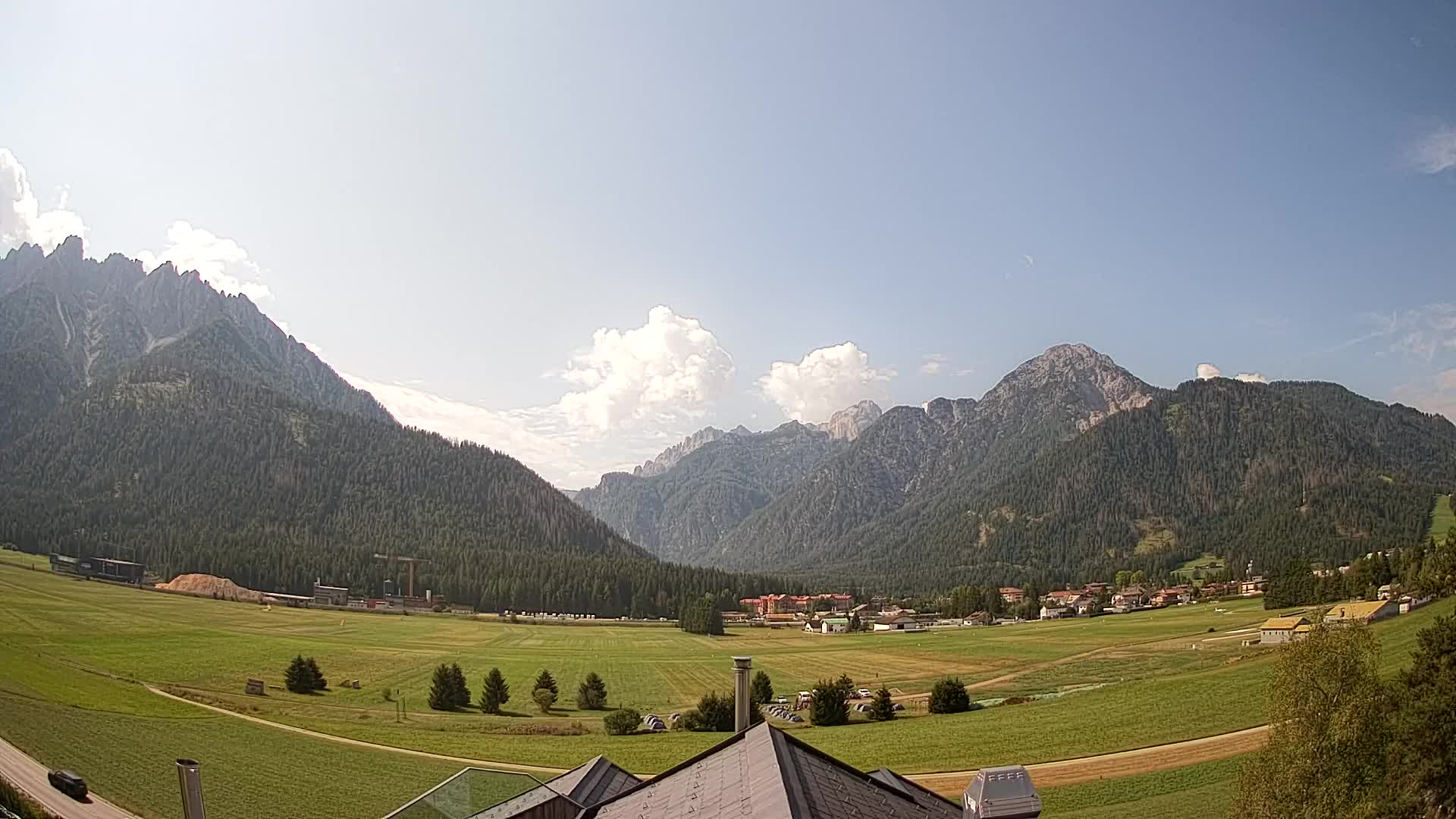Webcam Toblach Dolomiten – Blick vom Hotel Rosengarten