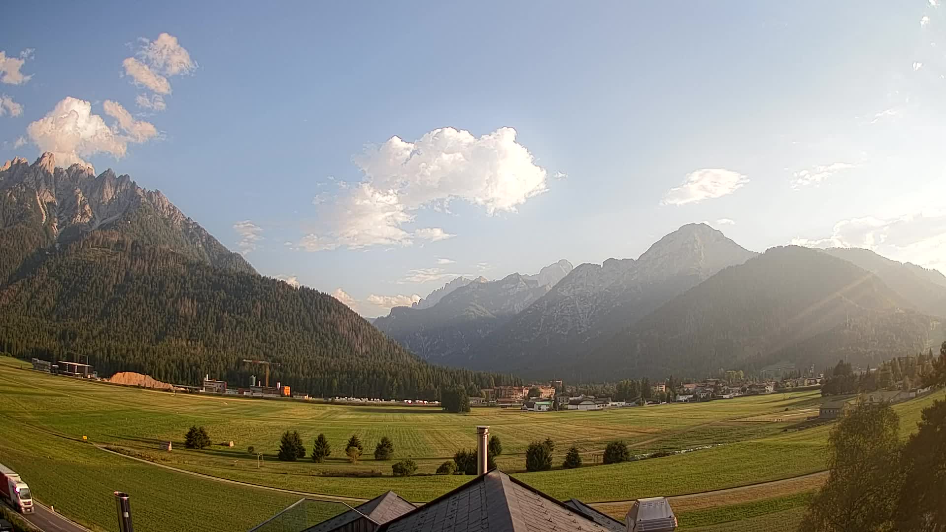 Webcam Toblach Dolomiten – Blick vom Hotel Rosengarten