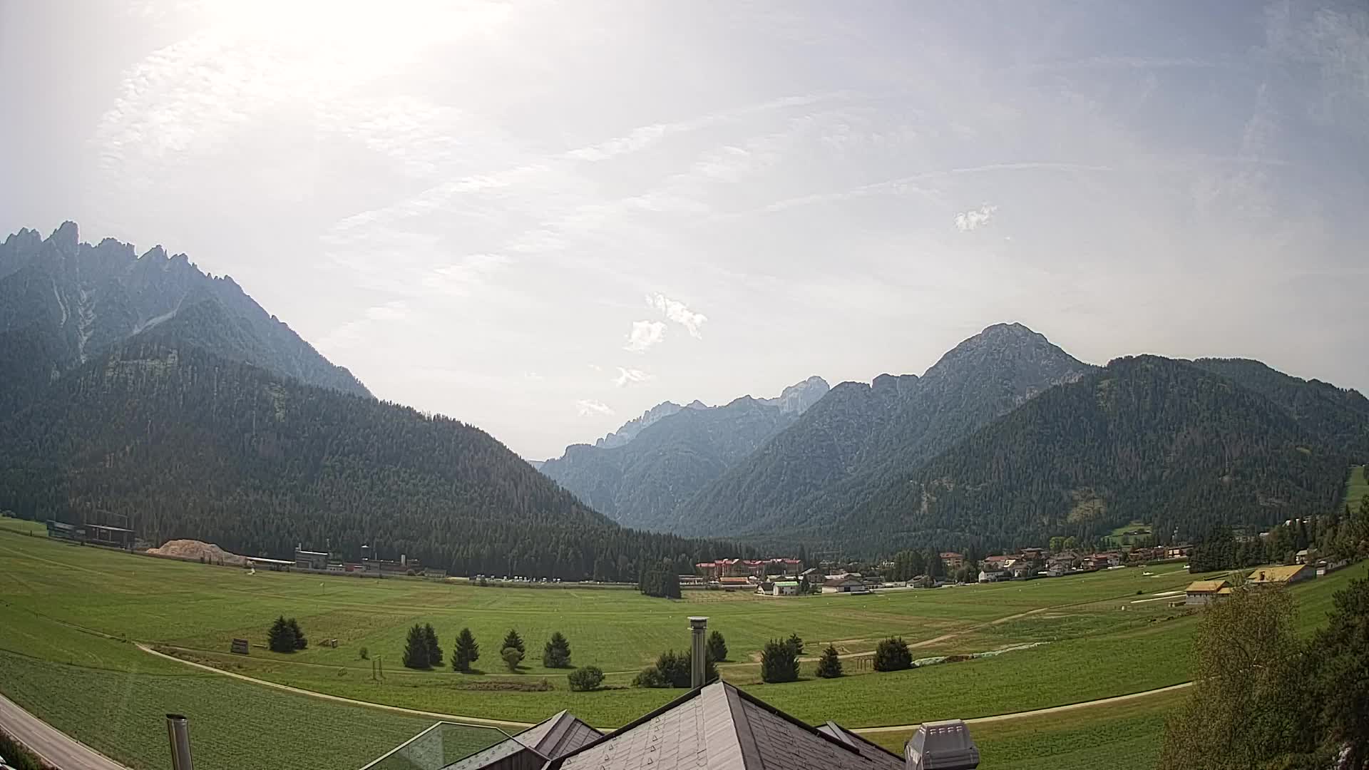 Webcam Toblach Dolomitas – Vista desde el Hotel Rosengarten