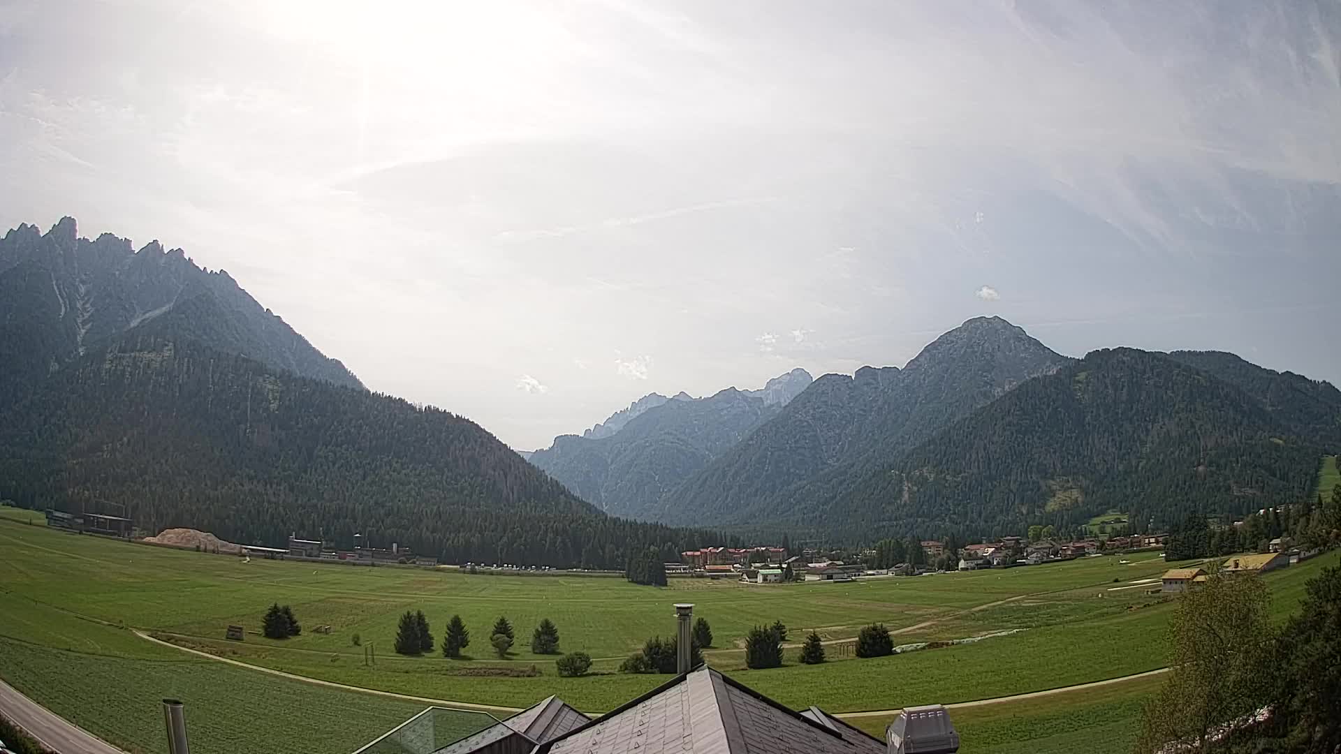 Webcam Toblach Dolomitas – Vista desde el Hotel Rosengarten