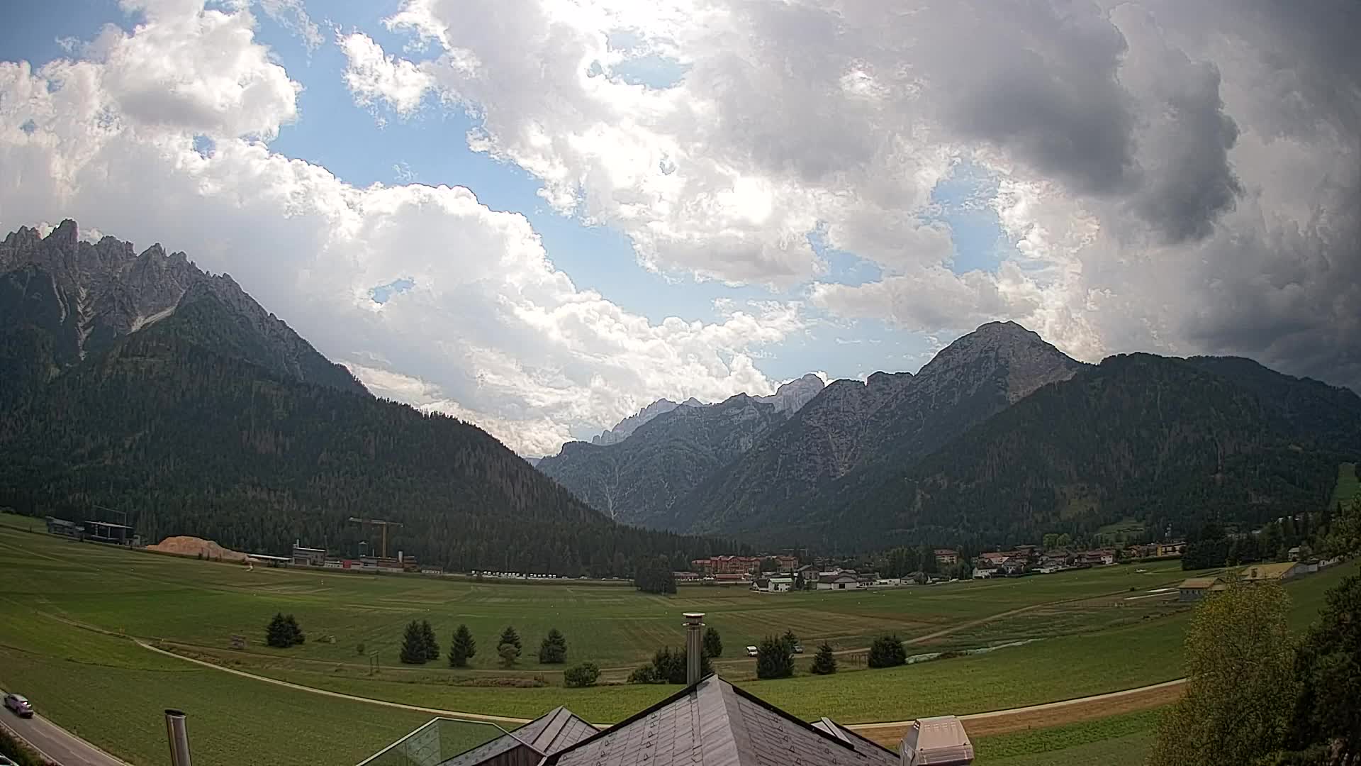 Webcam Toblach Dolomiten – Blick vom Hotel Rosengarten