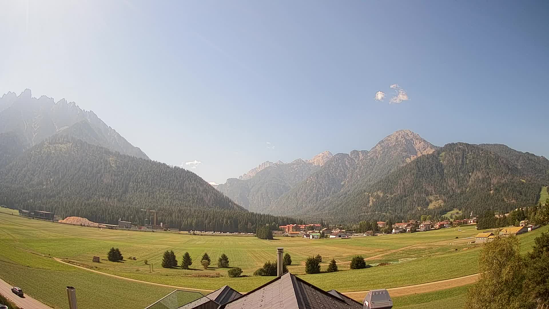 Webcam Toblach Dolomites – Vue depuis l’Hôtel Rosengarten