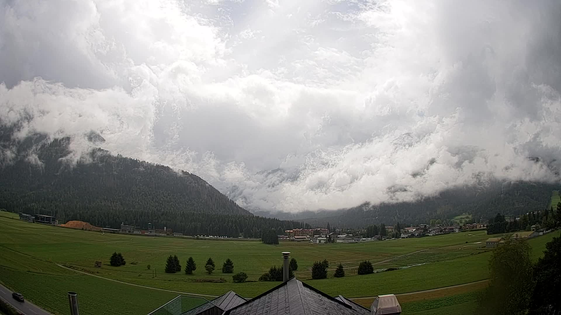 Webcam Toblach Dolomites – Vue depuis l’Hôtel Rosengarten