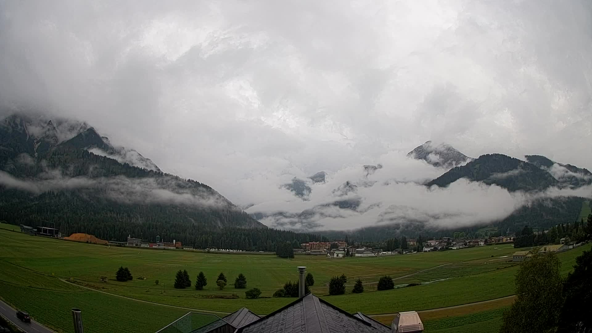 Webcam Toblach Dolomites – View from Hotel Rosengarten