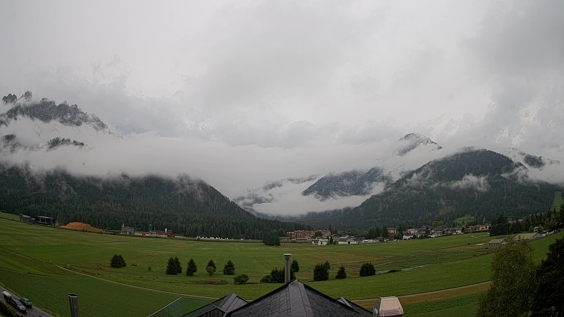Webcam Toblach Dolomiten – Blick vom Hotel Rosengarten