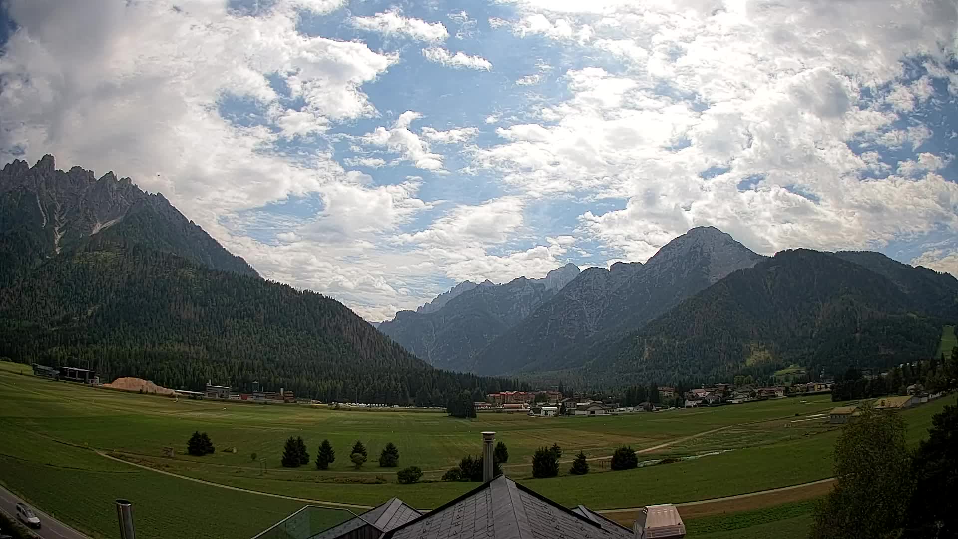 Webcam Toblach Dolomiten – Blick vom Hotel Rosengarten