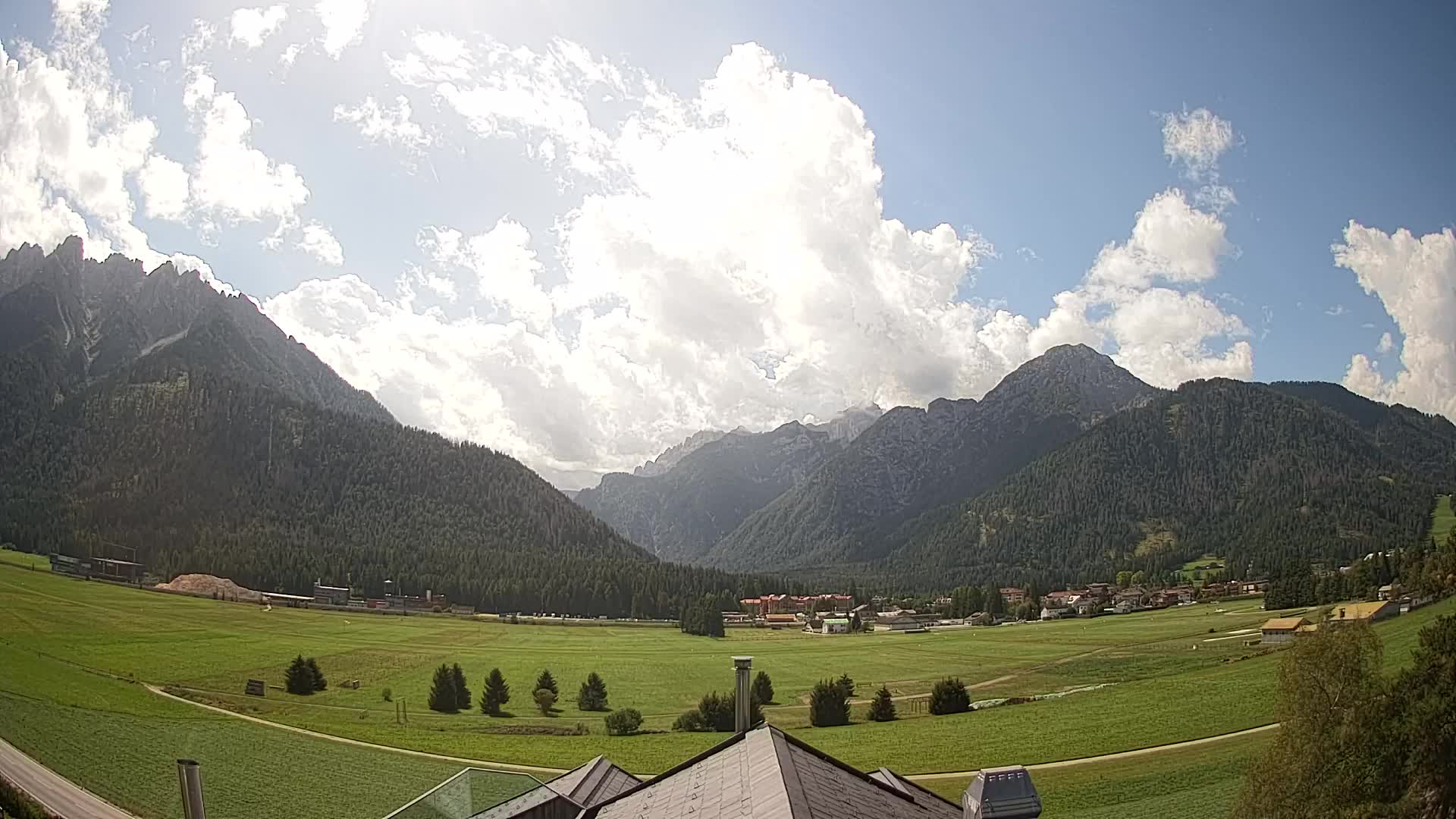 Webcam Toblach Dolomitas – Vista desde el Hotel Rosengarten