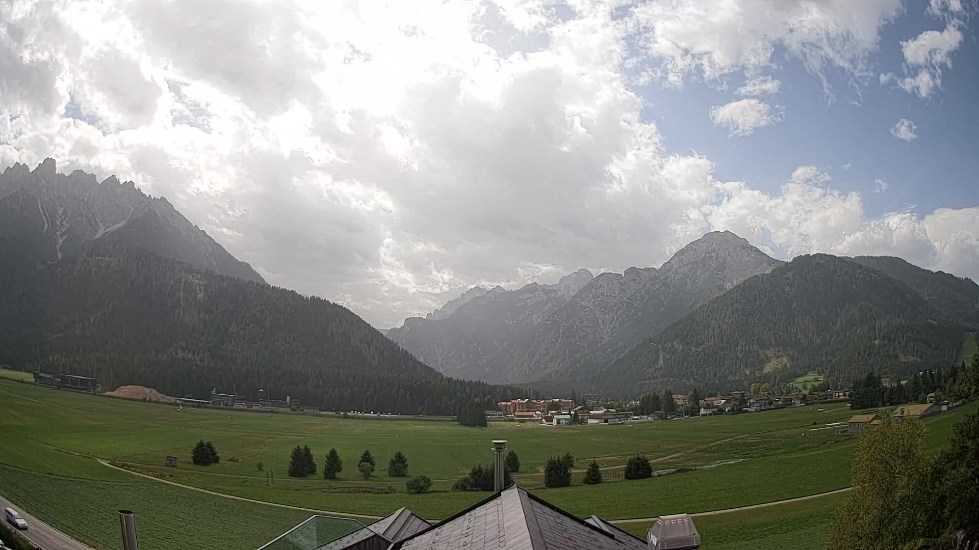 Webcam Toblach Dolomitas – Vista desde el Hotel Rosengarten
