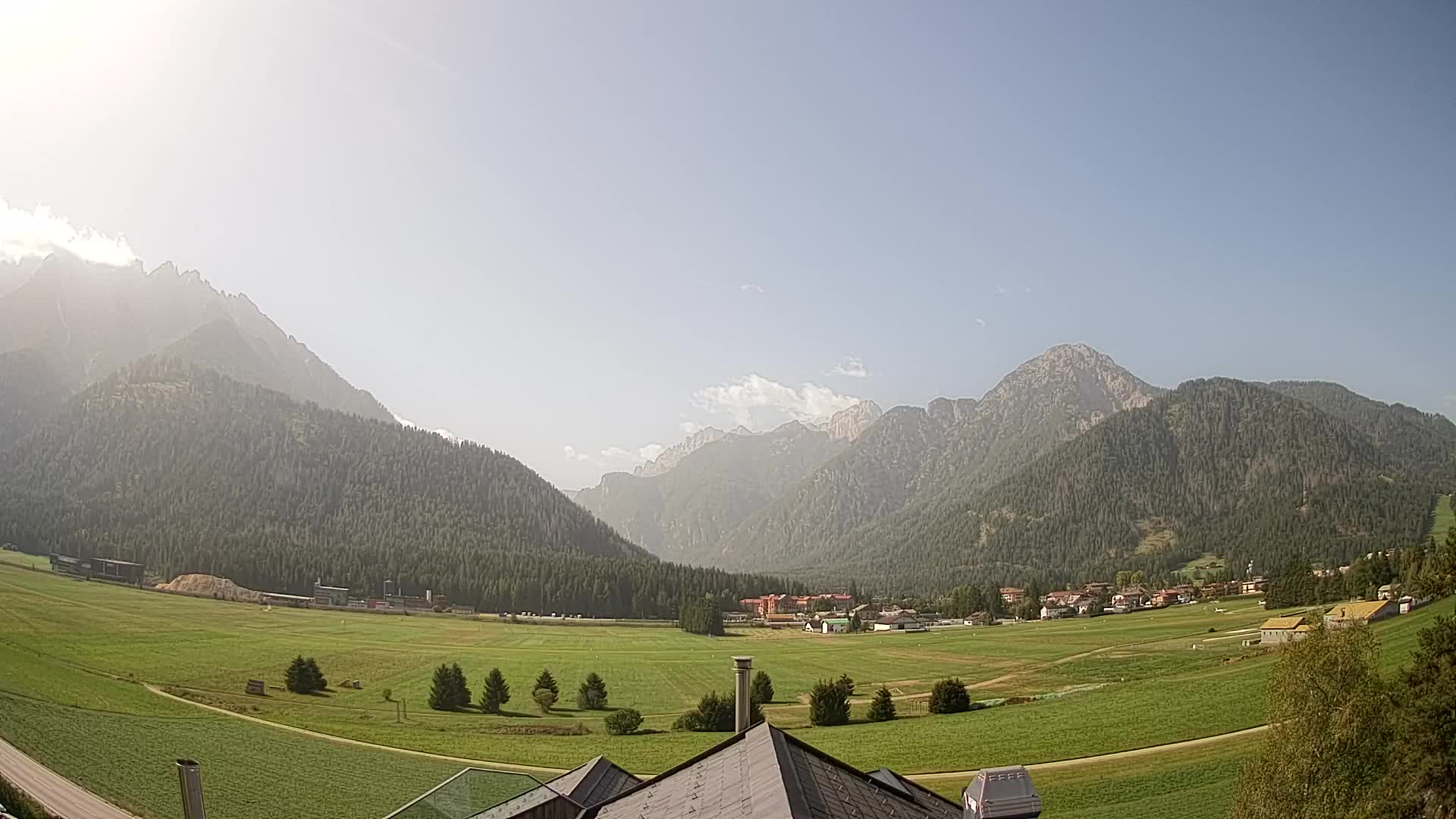 Webcam Toblach Dolomites – Vue depuis l’Hôtel Rosengarten