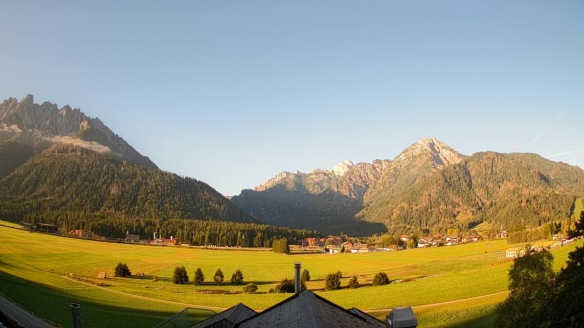 Webcam Toblach Dolomites – Vue depuis l’Hôtel Rosengarten