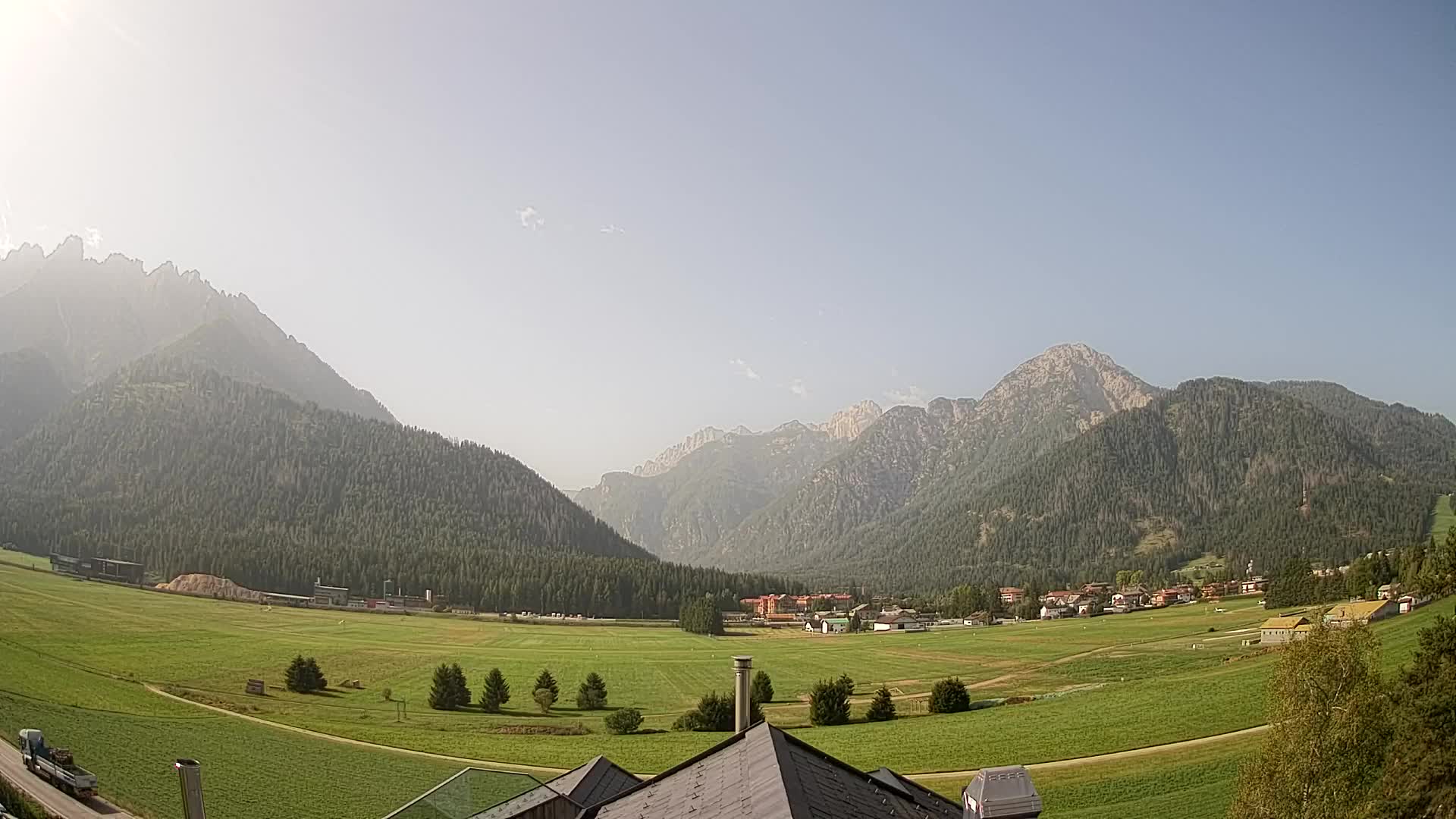 Webcam Toblach Dolomiten – Blick vom Hotel Rosengarten
