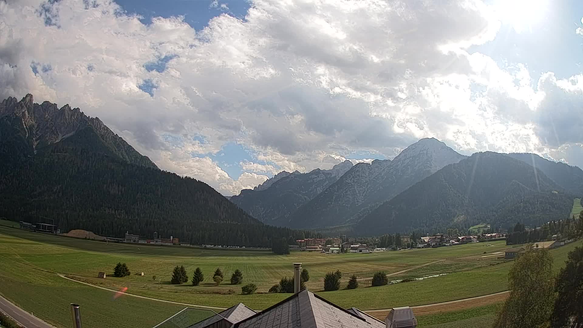 Webcam Toblach Dolomiten – Blick vom Hotel Rosengarten