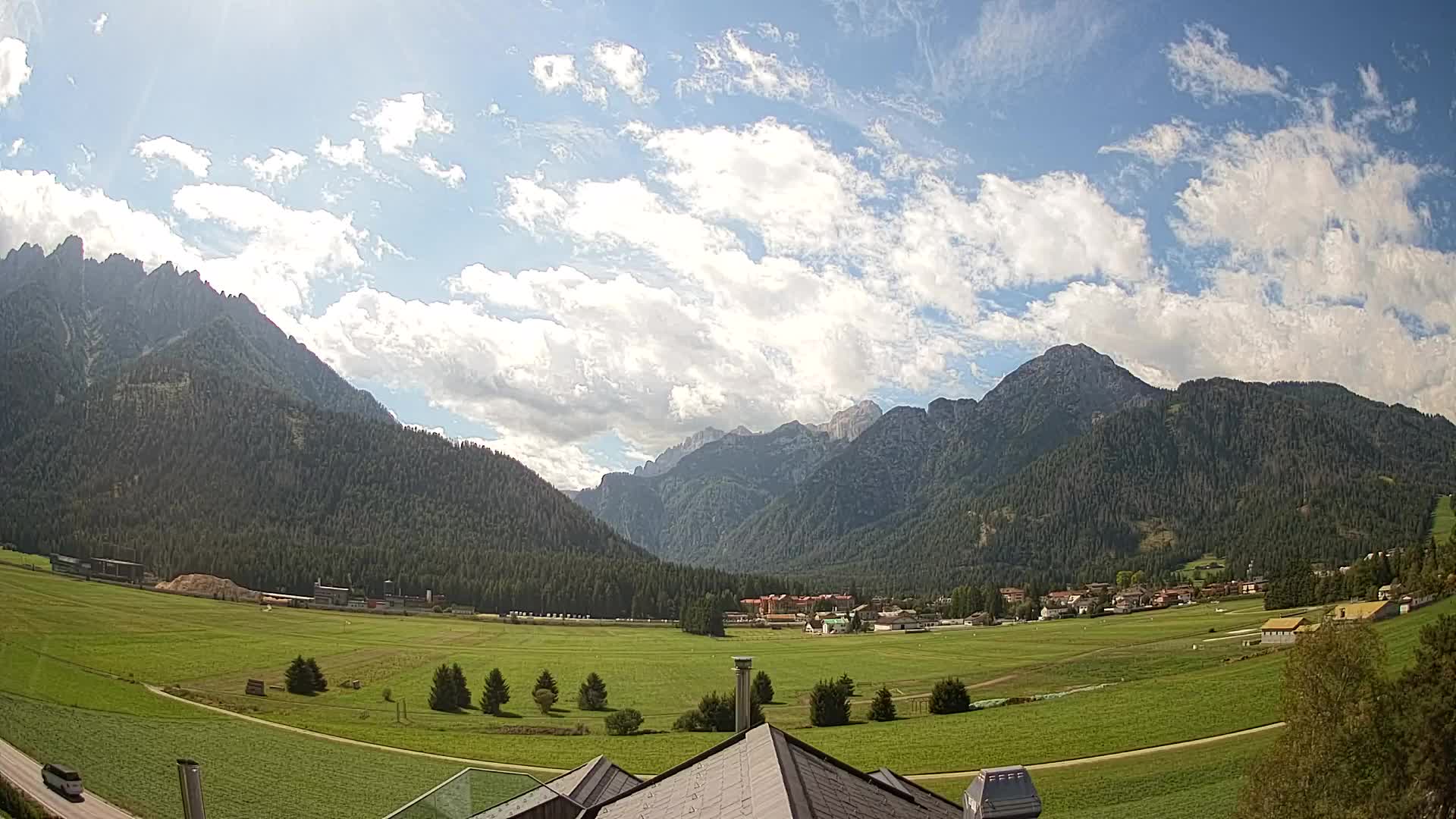 Webcam Toblach Dolomiten – Blick vom Hotel Rosengarten