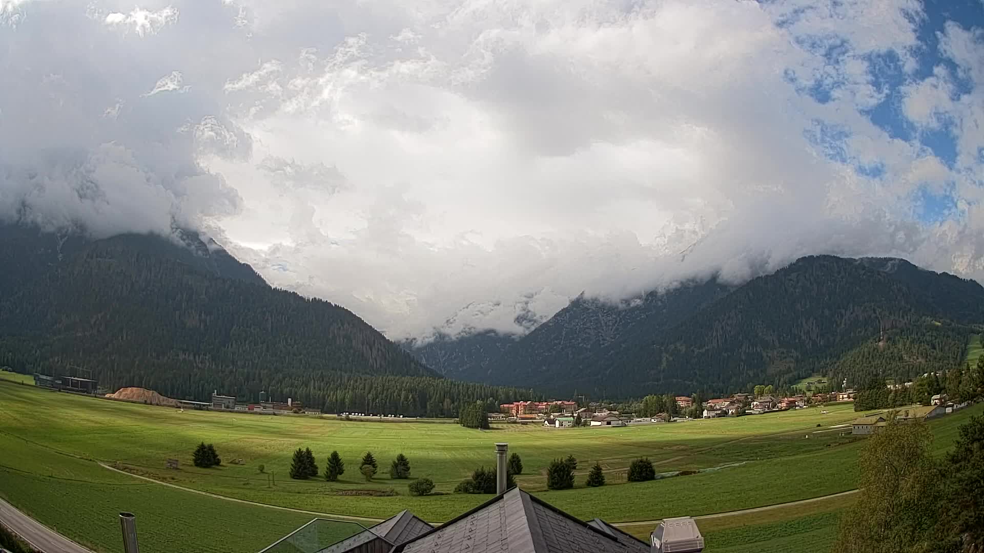 Webcam Toblach Dolomites – Vue depuis l’Hôtel Rosengarten
