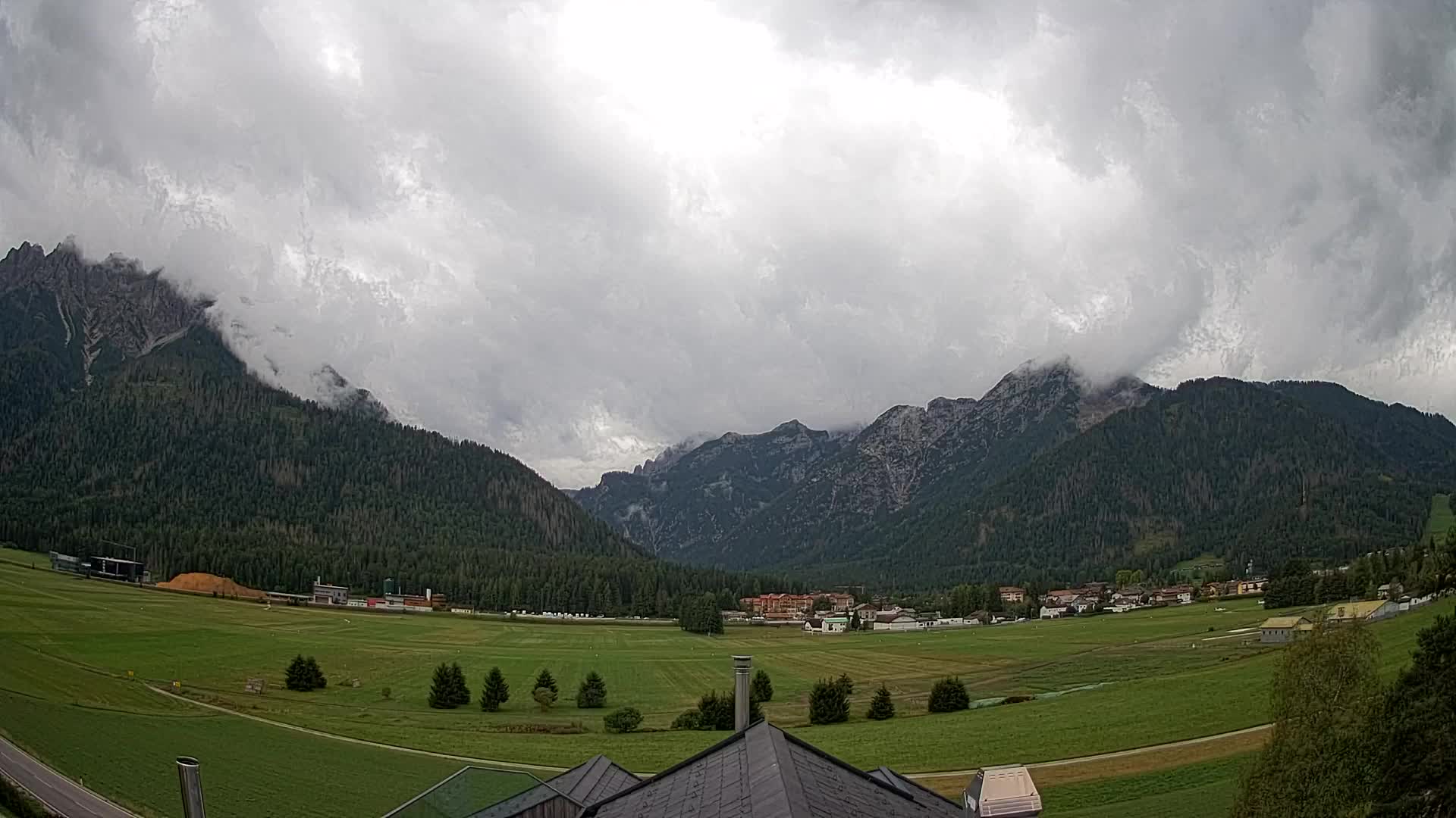 Webcam Toblach Dolomiten – Blick vom Hotel Rosengarten