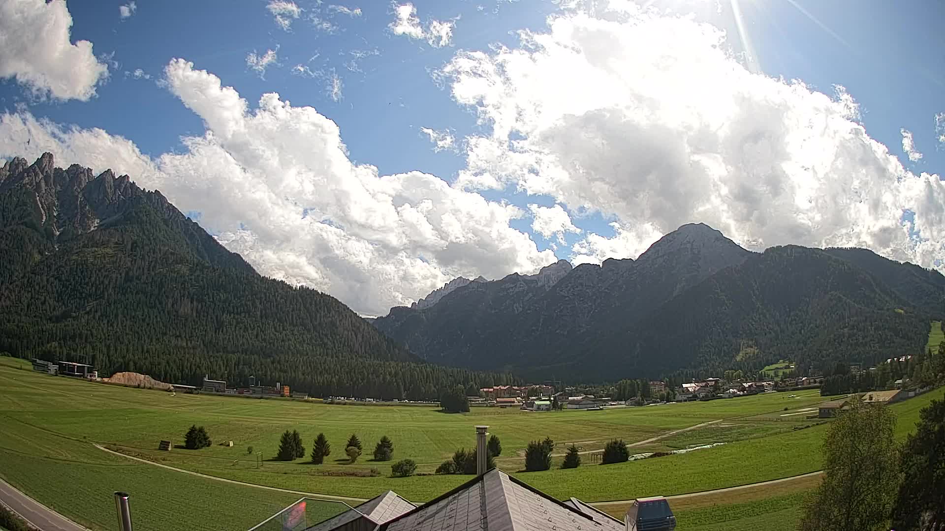 Webcam Toblach Dolomiten – Blick vom Hotel Rosengarten