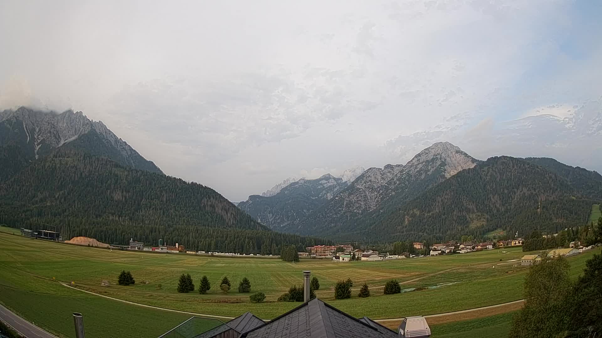 Webcam Toblach Dolomiten – Blick vom Hotel Rosengarten